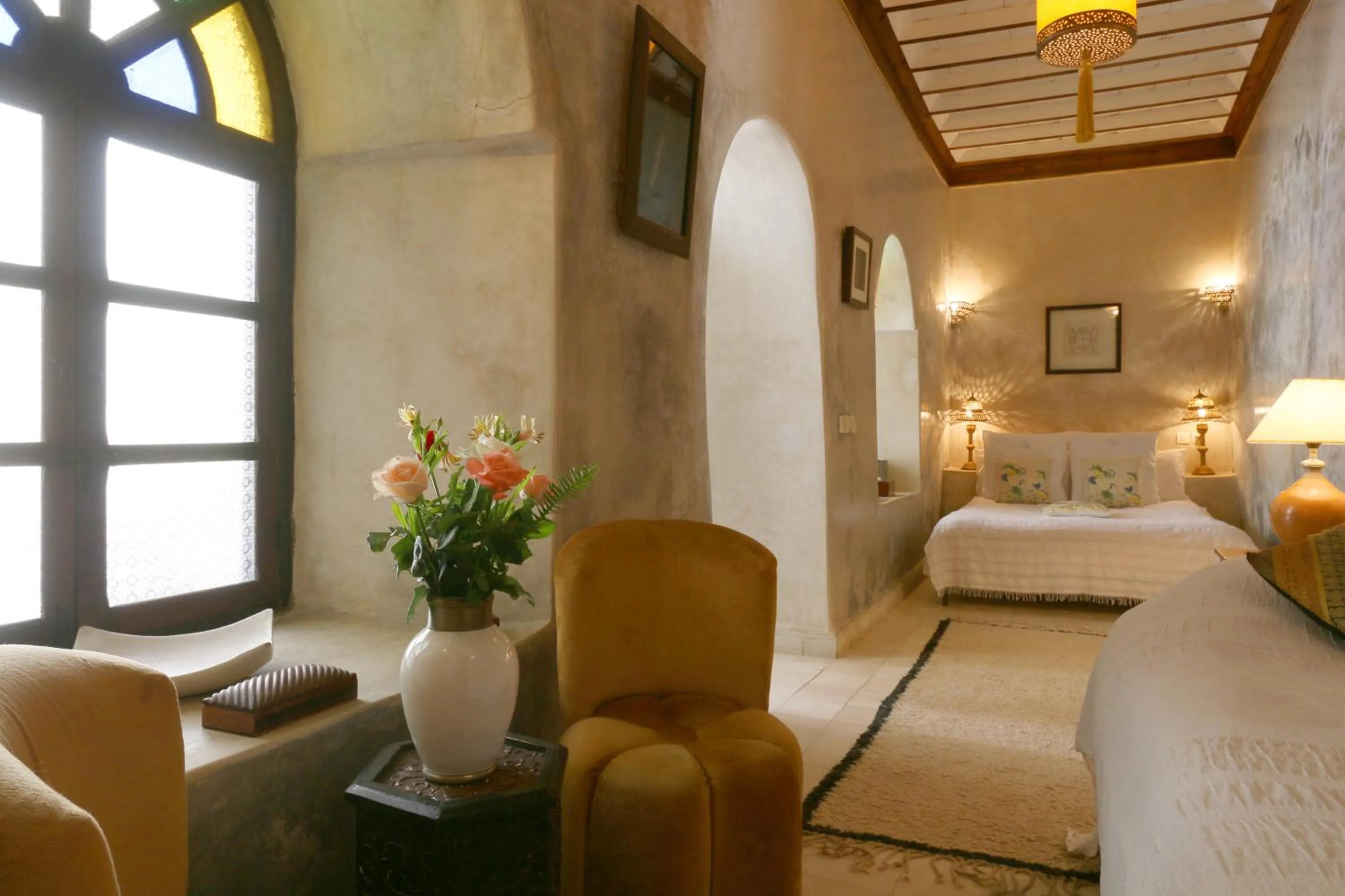 Photo of the whole room, Bed in Riad Merstane Marrakech