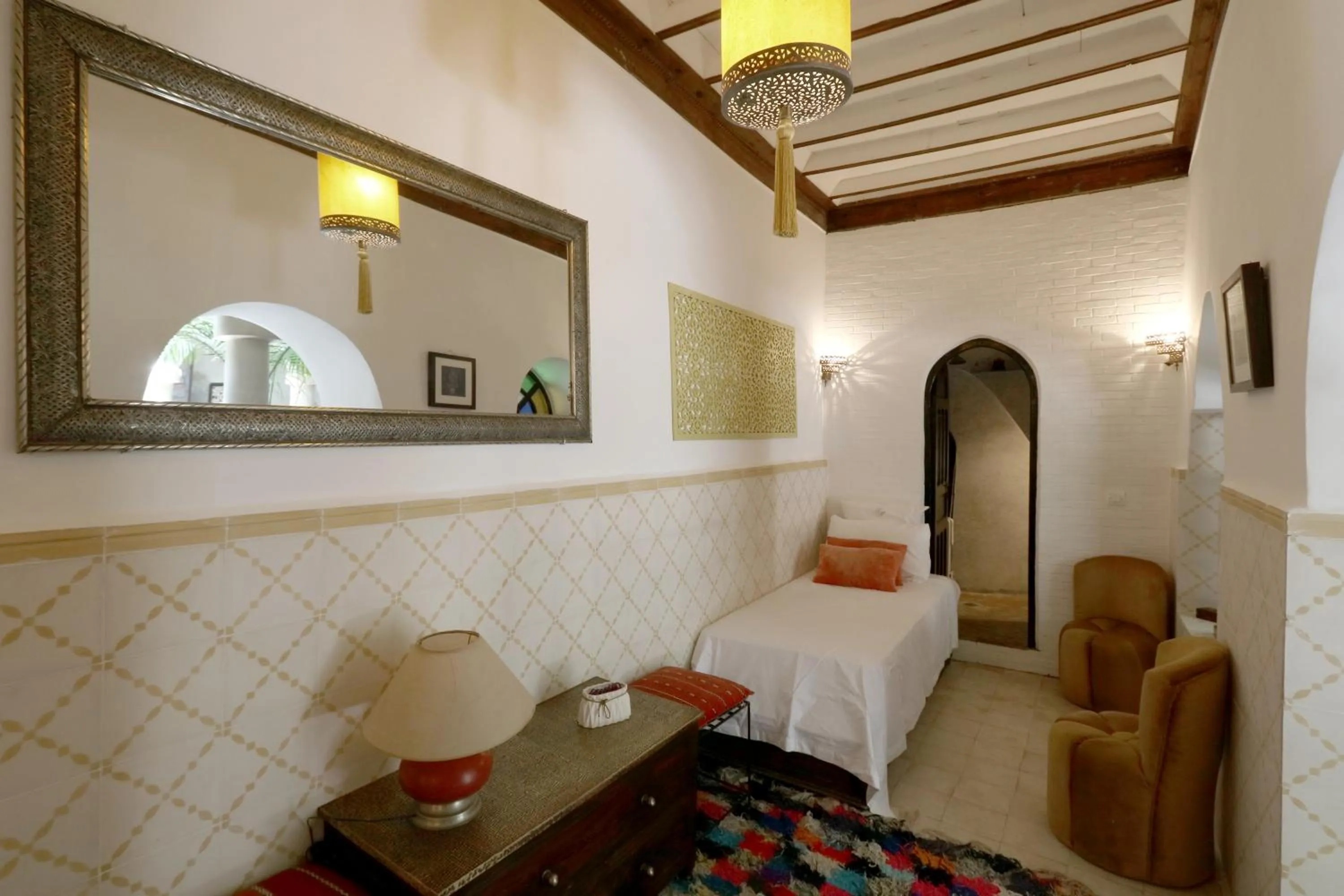 Bedroom, Bed in Riad Merstane Marrakech