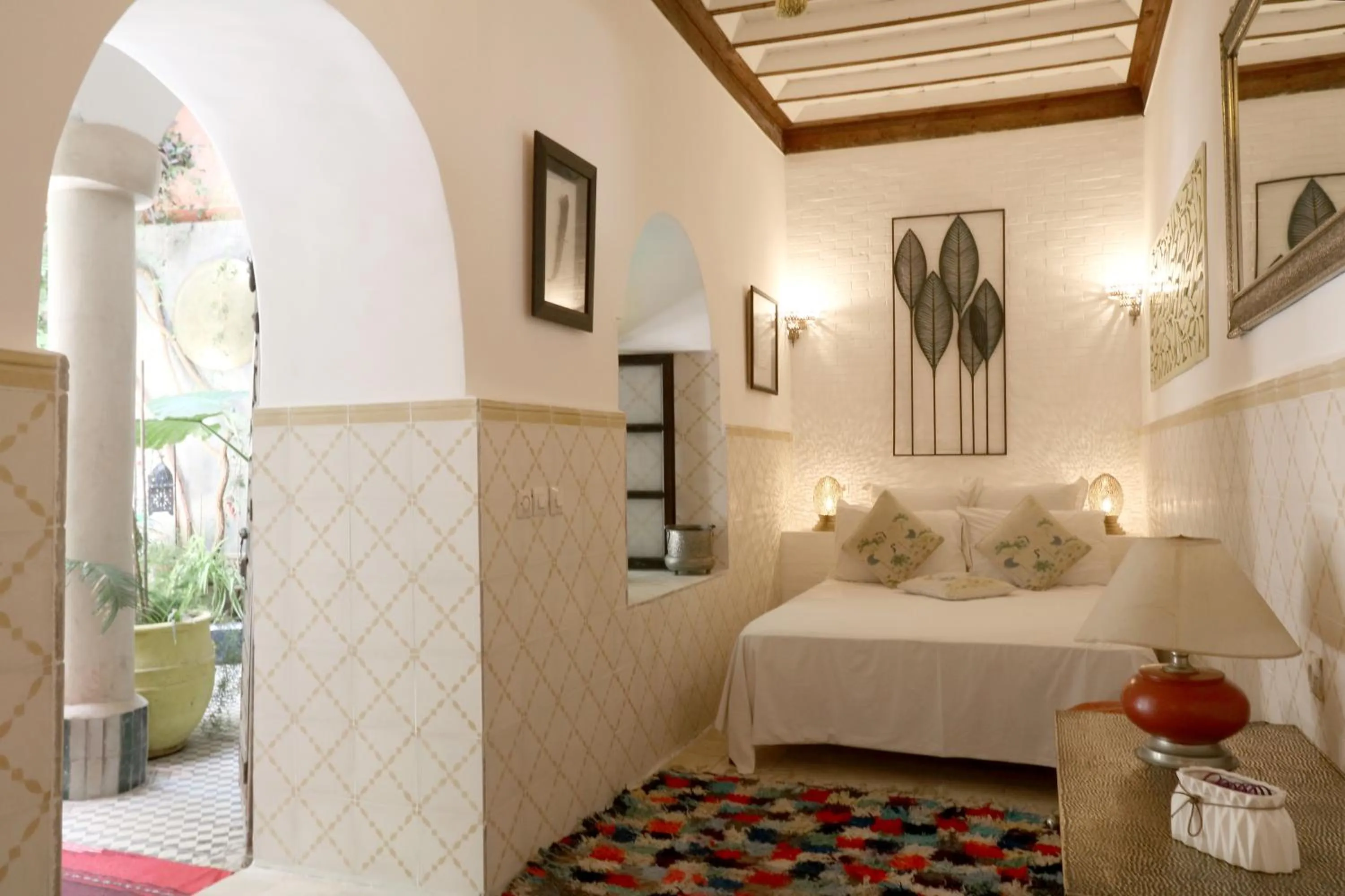 Photo of the whole room, Bed in Riad Merstane Marrakech