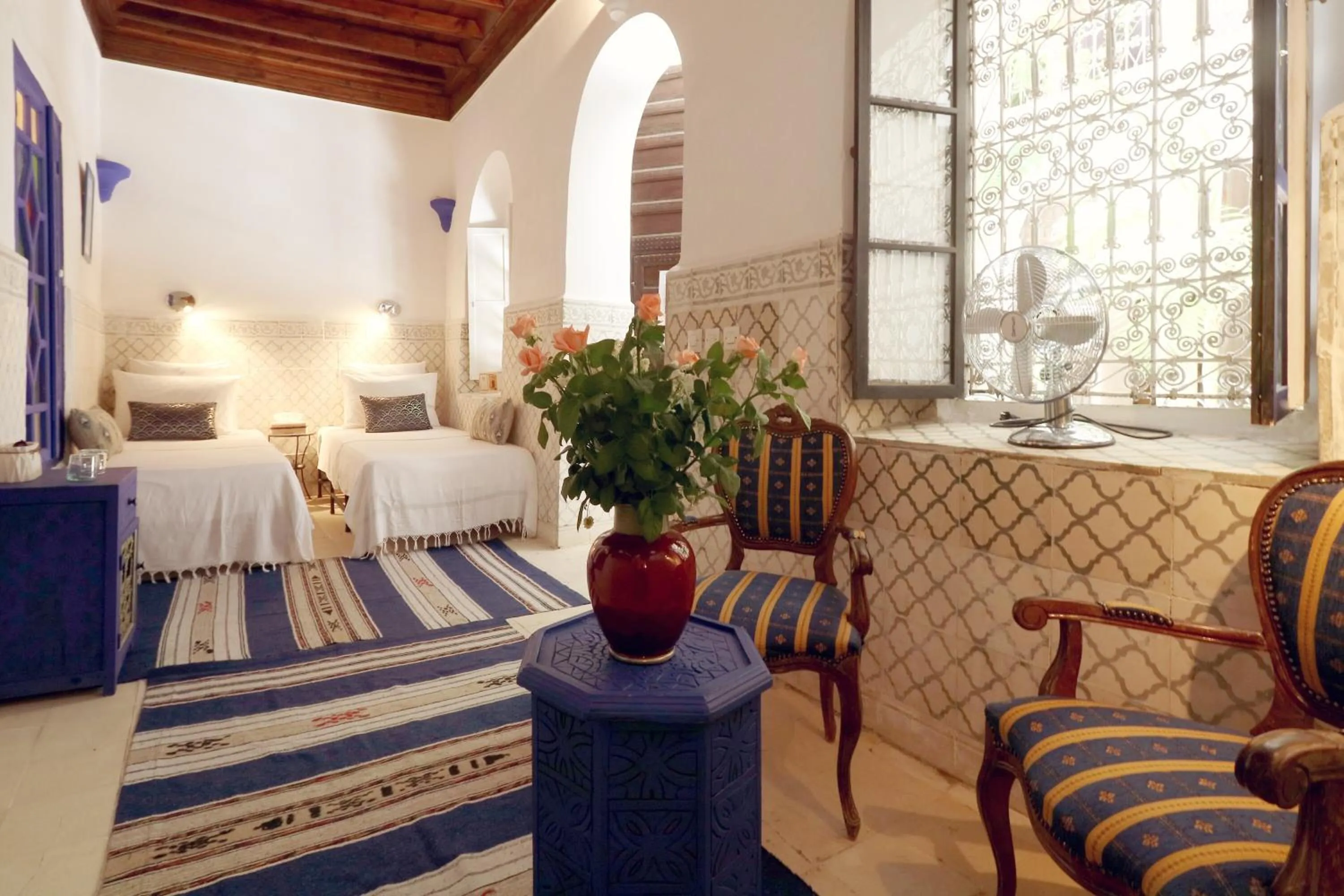 Photo of the whole room, Bed in Riad Merstane Marrakech