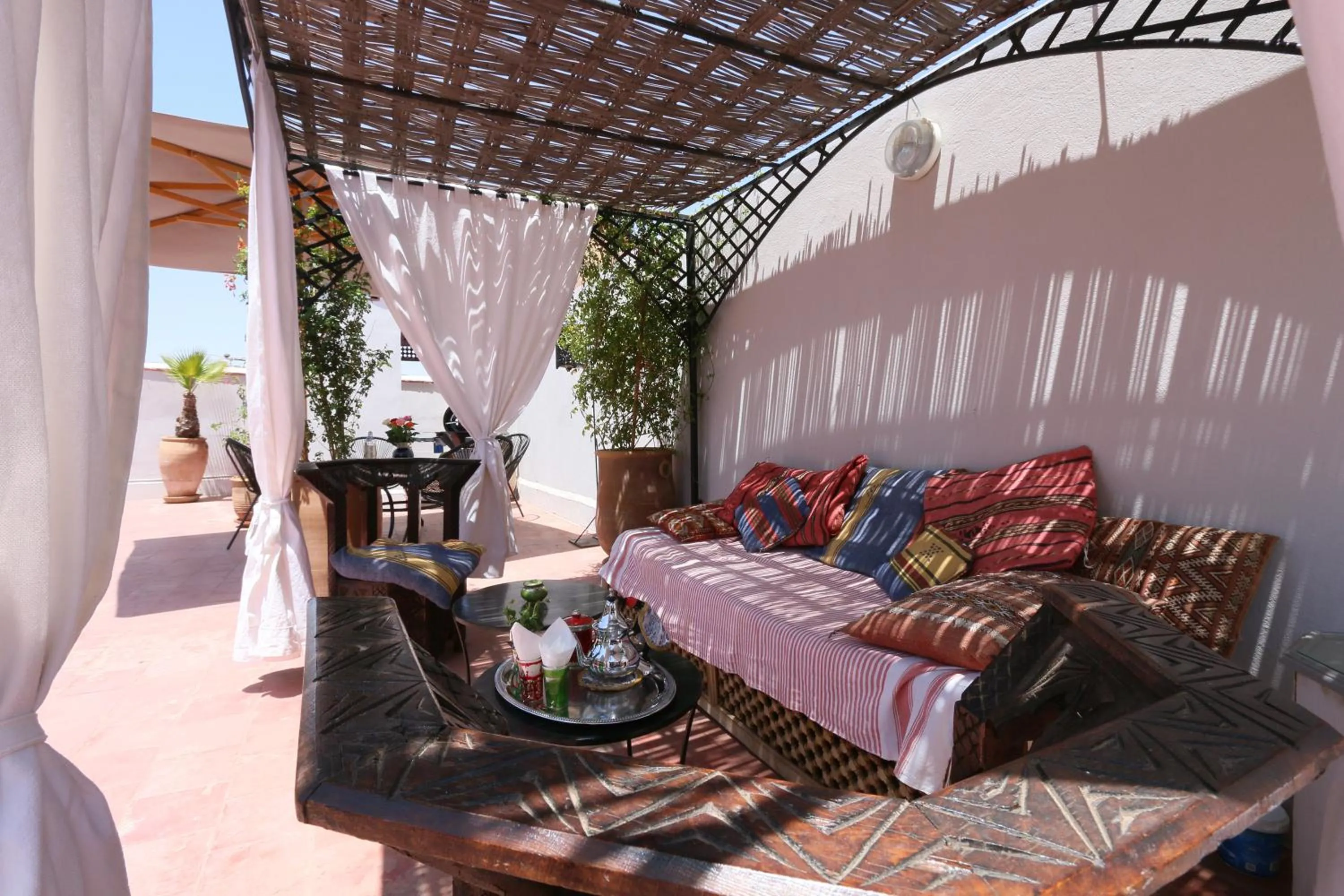Balcony/Terrace in Riad Merstane Marrakech