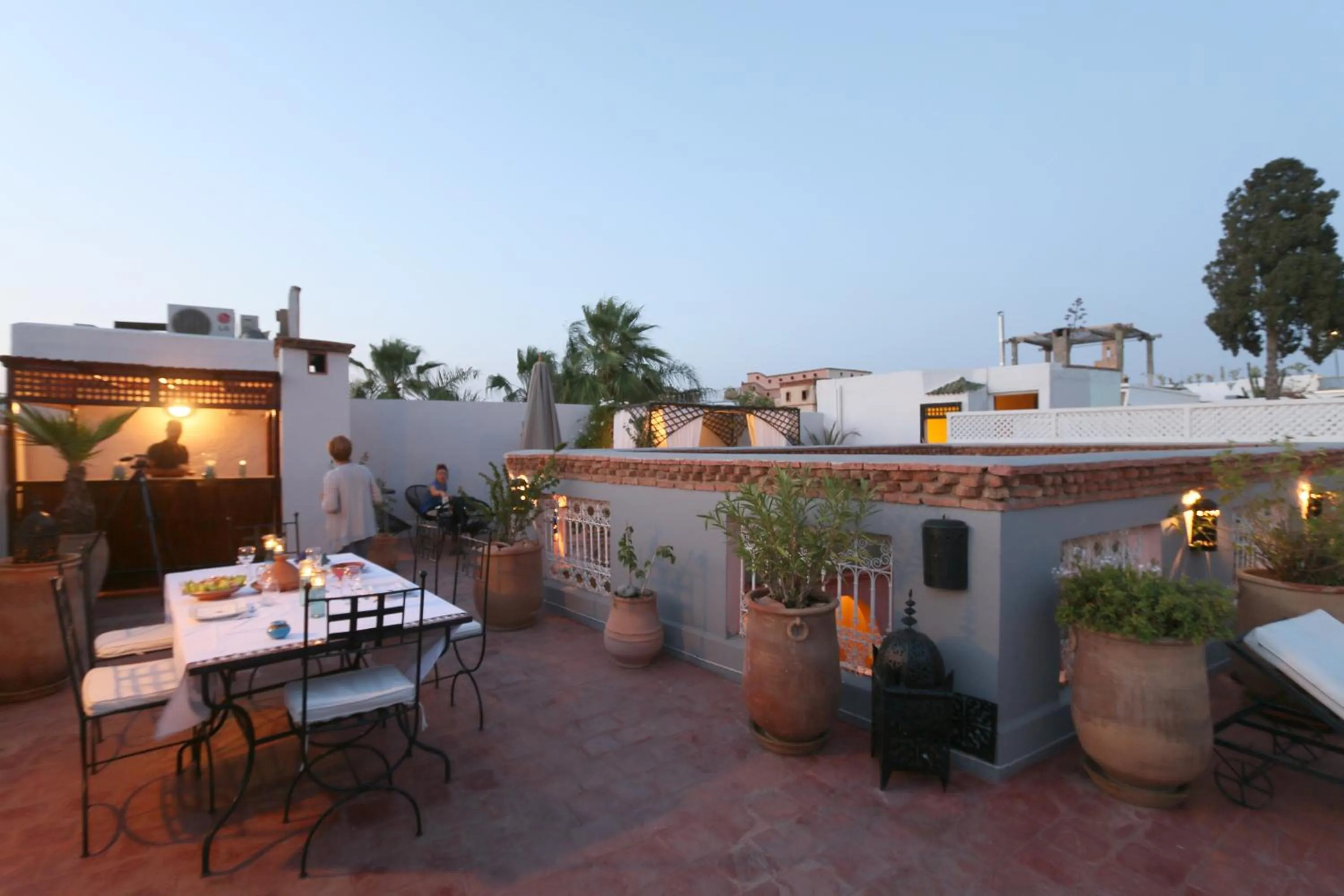 Balcony/Terrace in Riad Merstane Marrakech