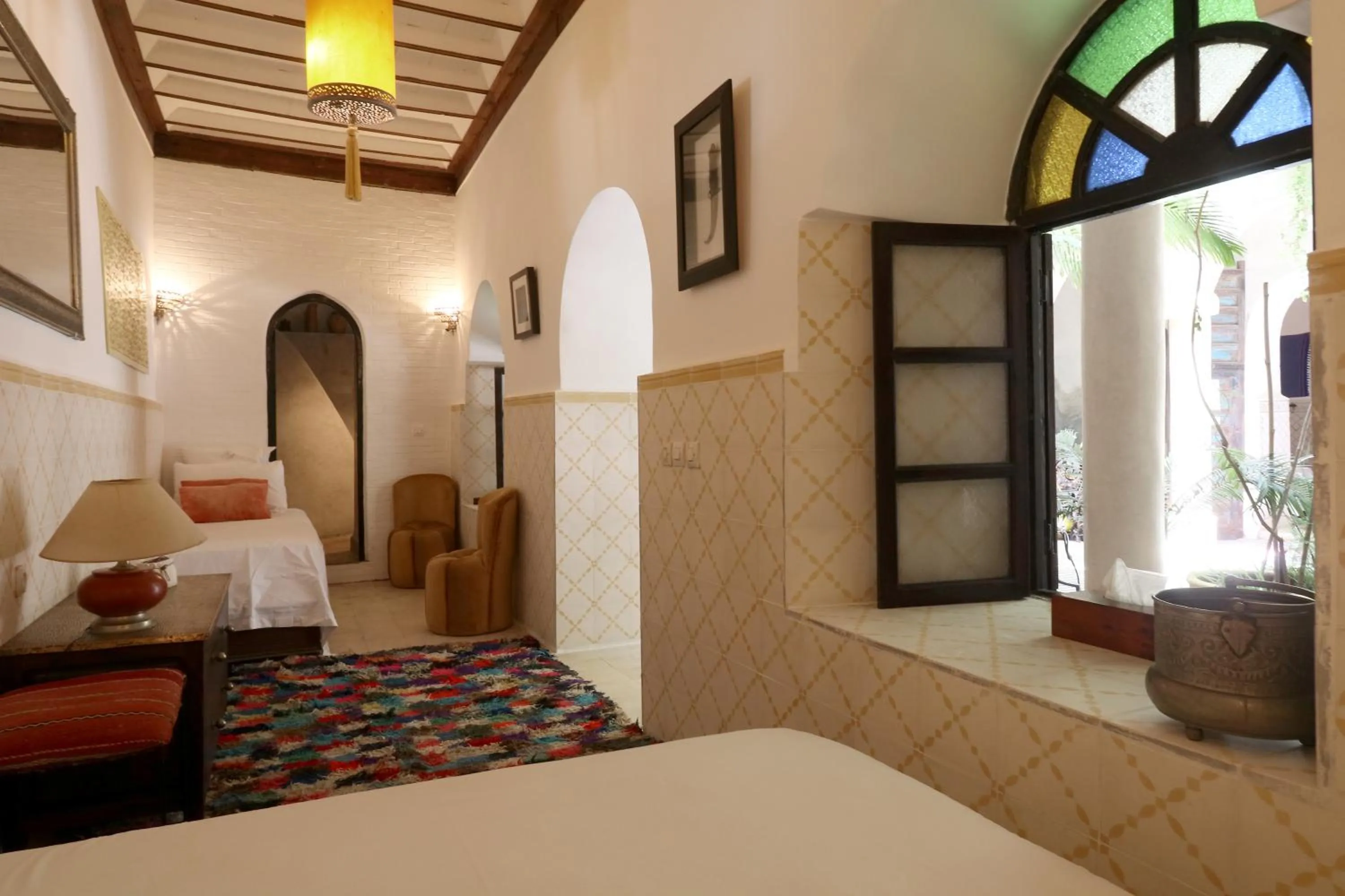 Bedroom, Bed in Riad Merstane Marrakech