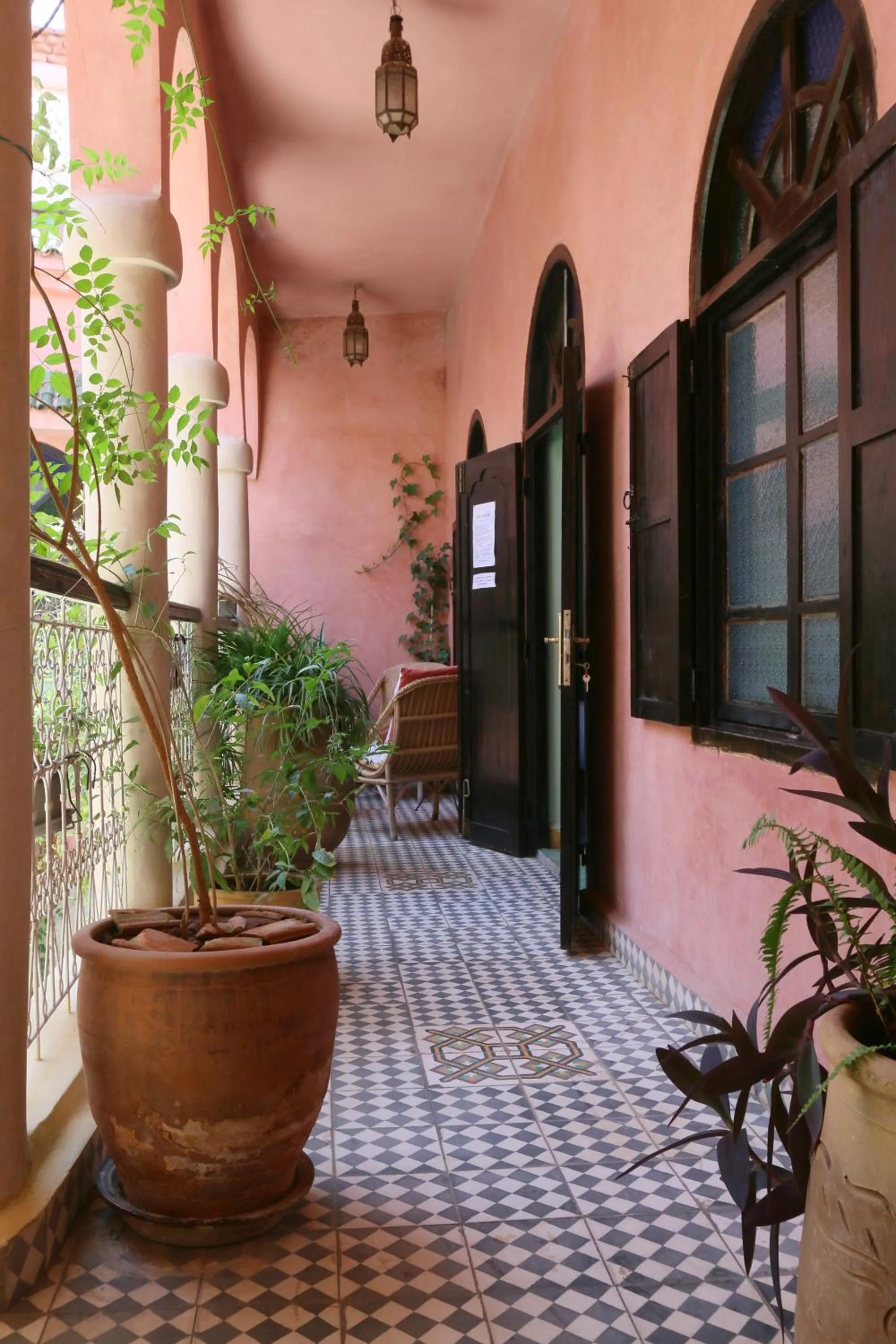 Garden view in Riad Merstane Marrakech