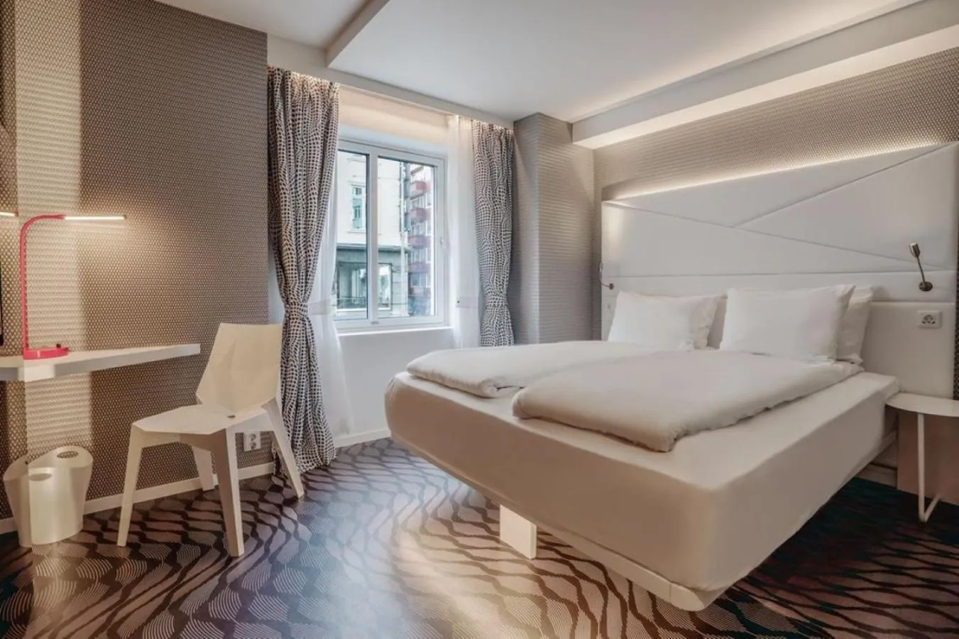 Bed in Magic Hotel & Apartments Kløverhuset