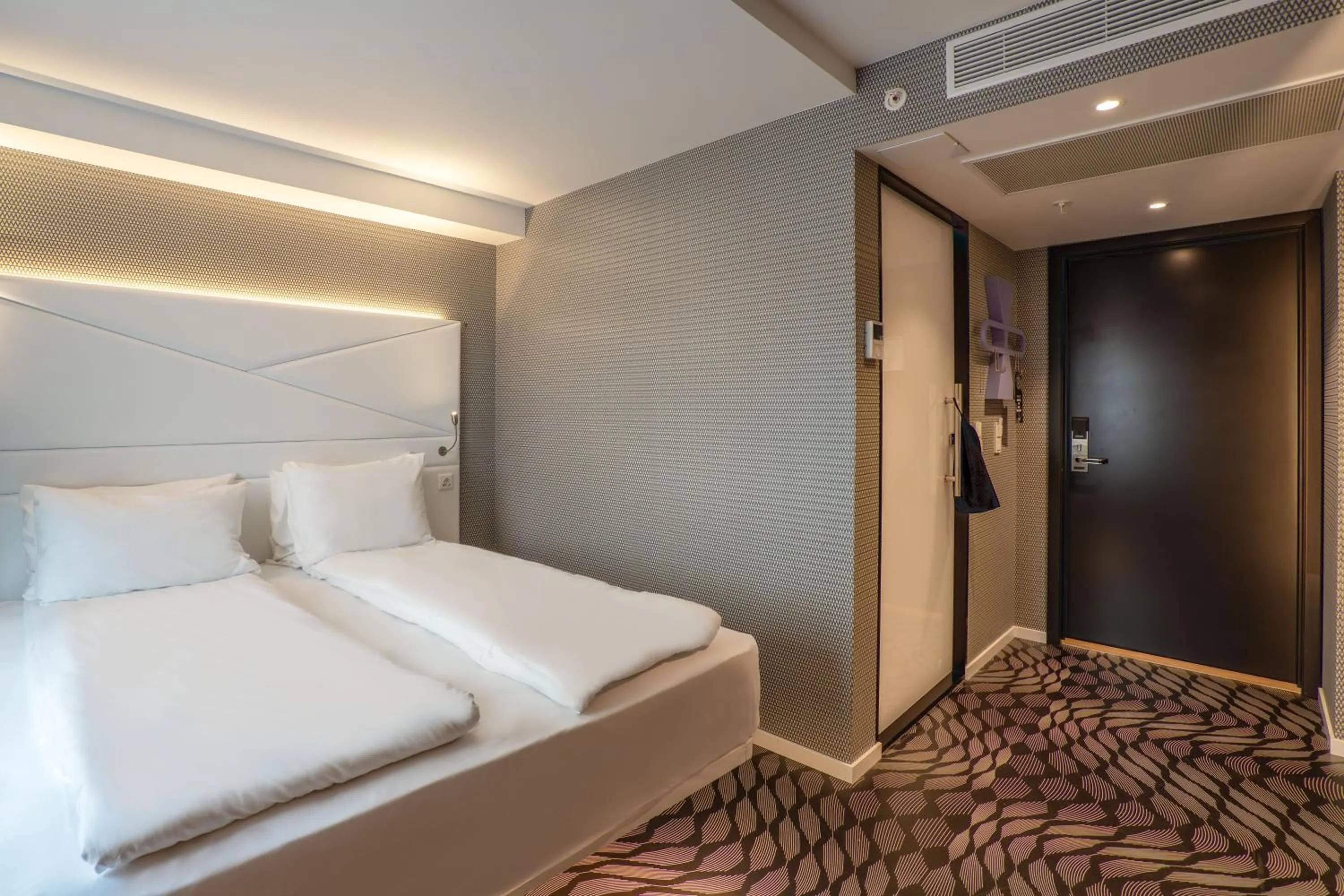 Bed in Magic Hotel & Apartments Kløverhuset