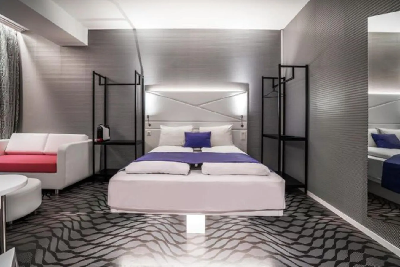 Bed in Magic Hotel & Apartments Kløverhuset