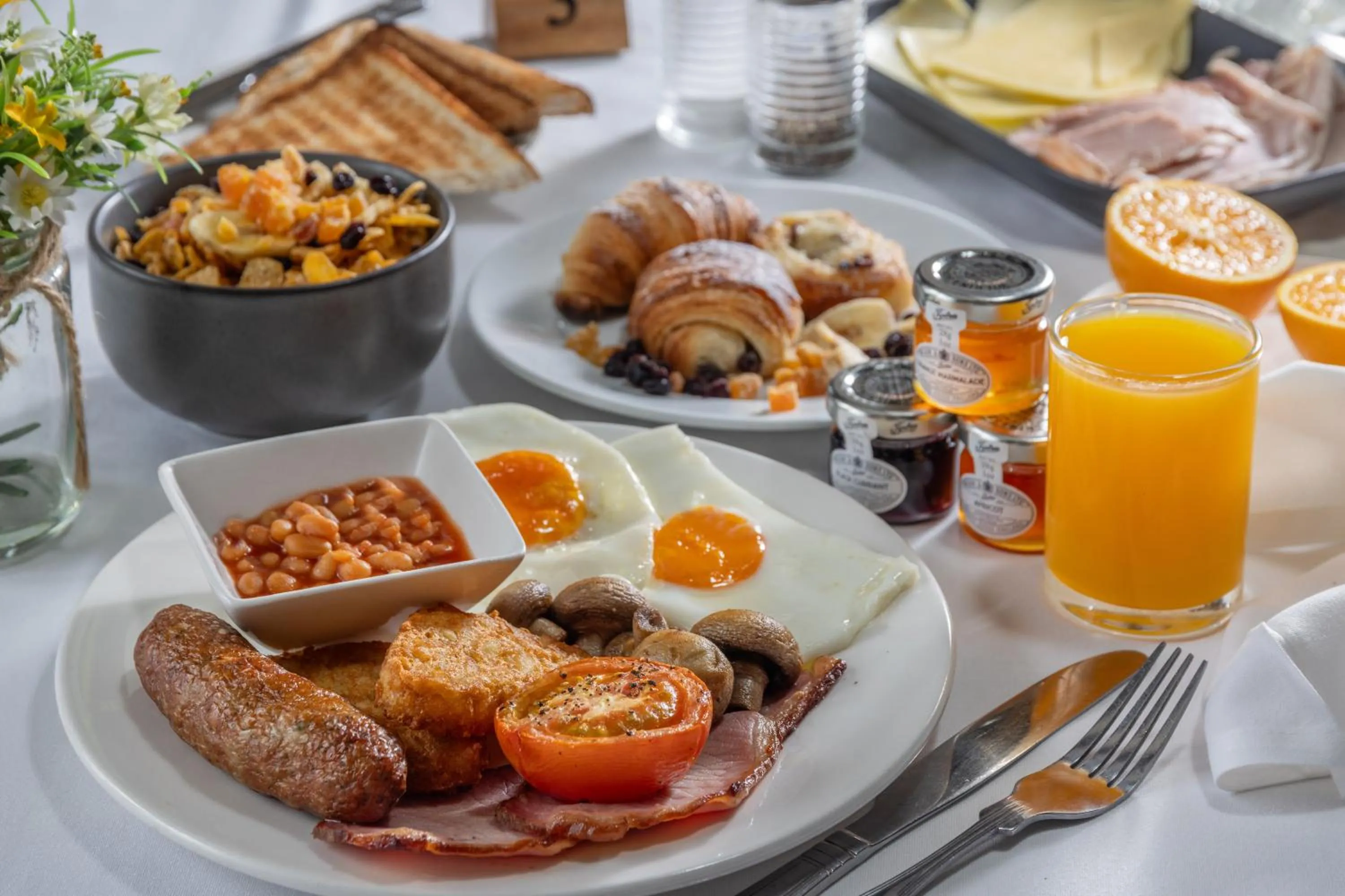 Breakfast in Best Western Brome Grange Hotel