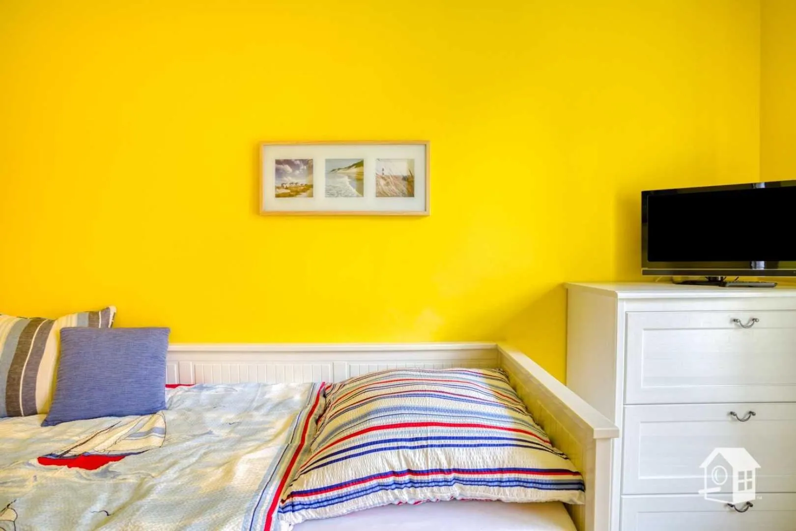 Bed in Appartement Sundevit