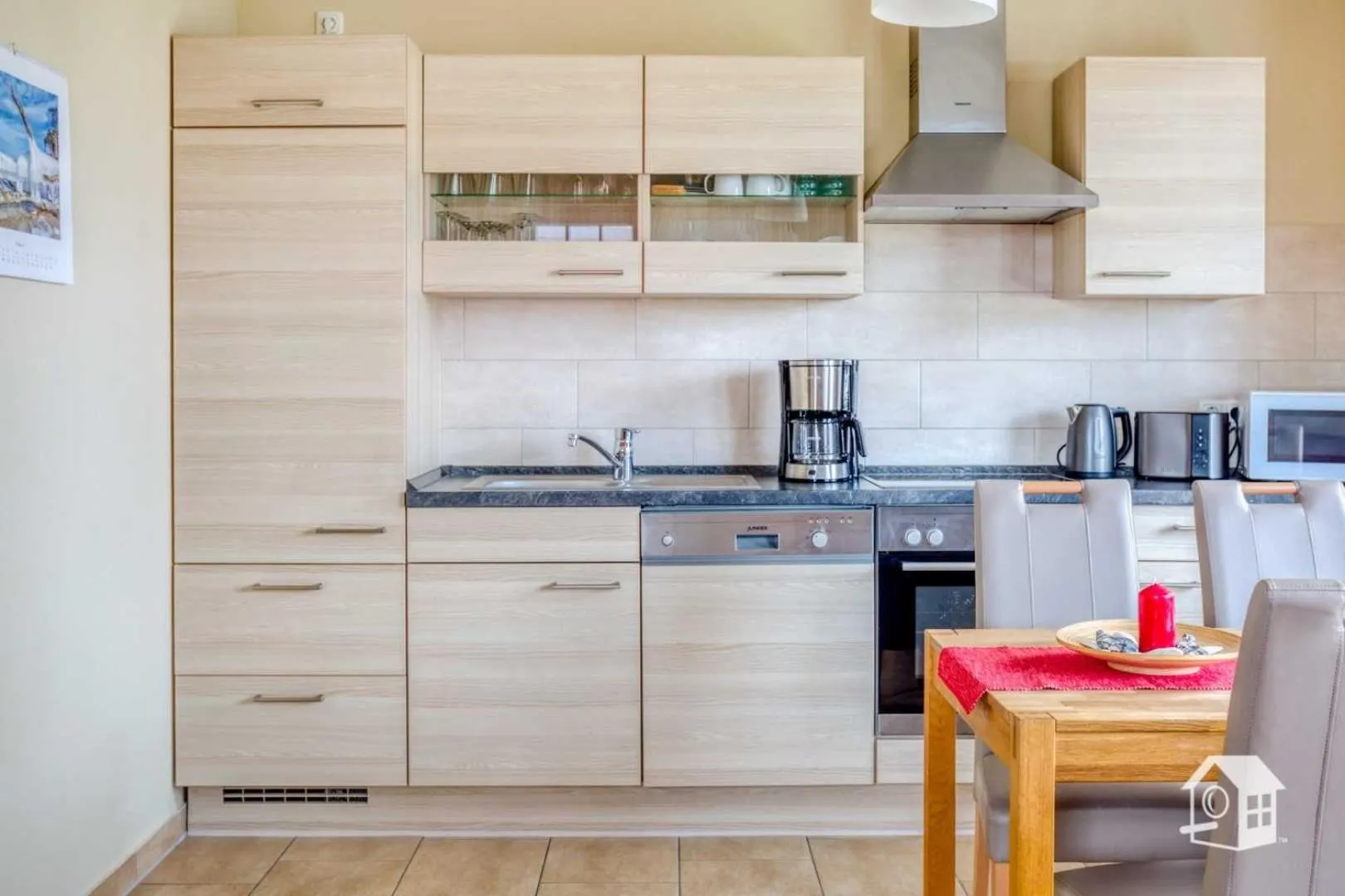 Kitchen or kitchenette in Appartement Sundevit