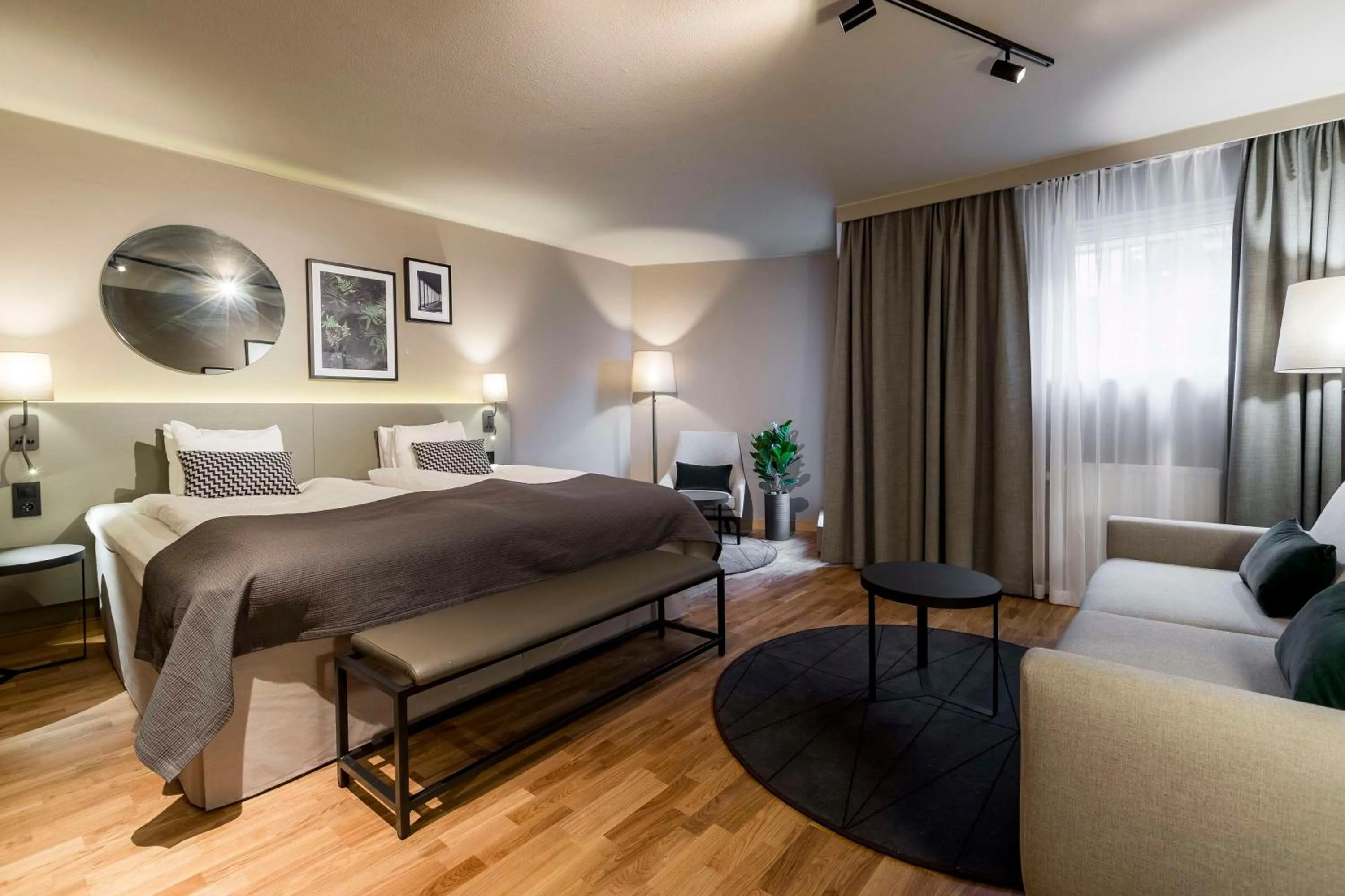 Bedroom, Bed in Scandic Park