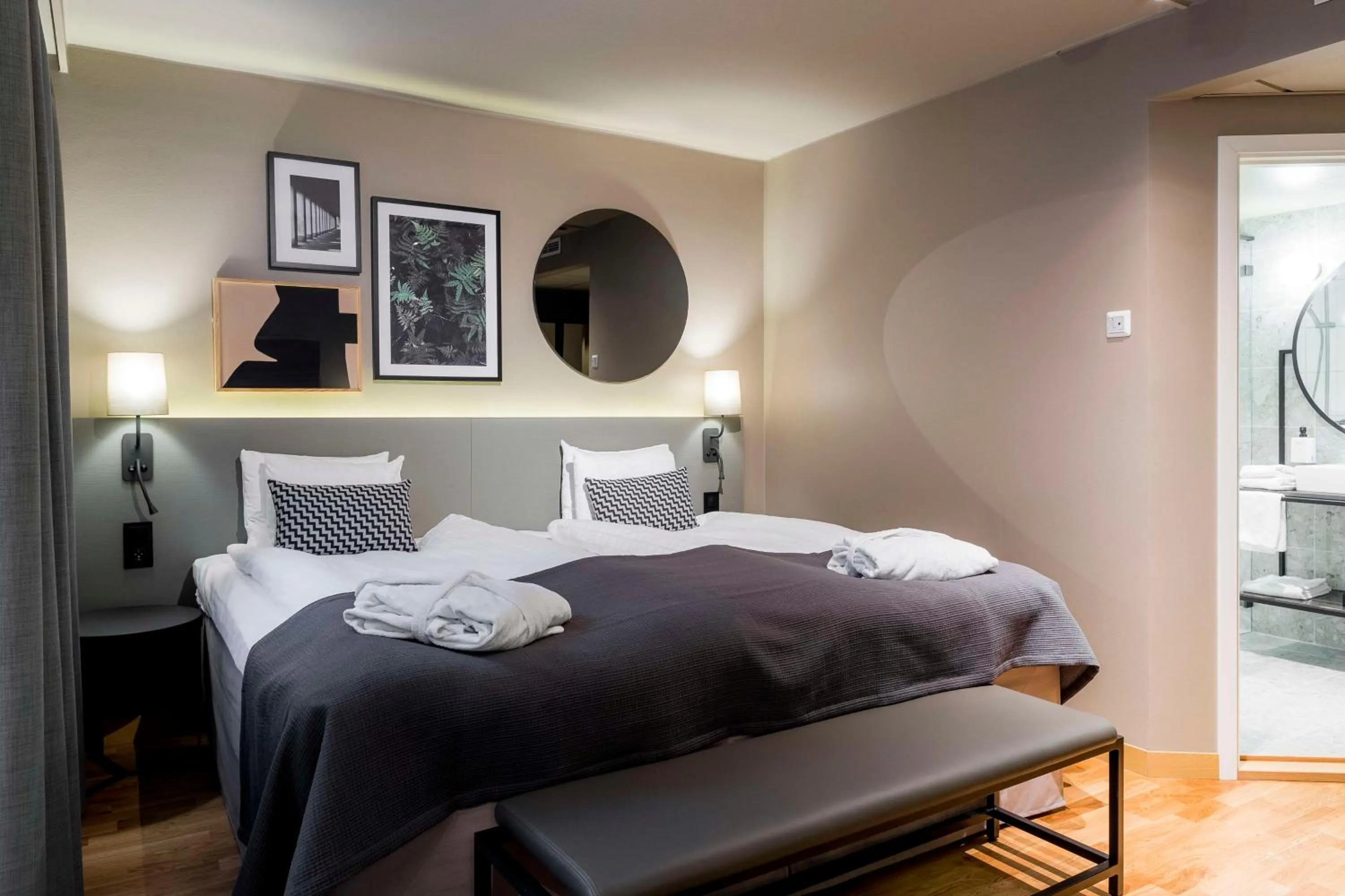 Bedroom, Bed in Scandic Park