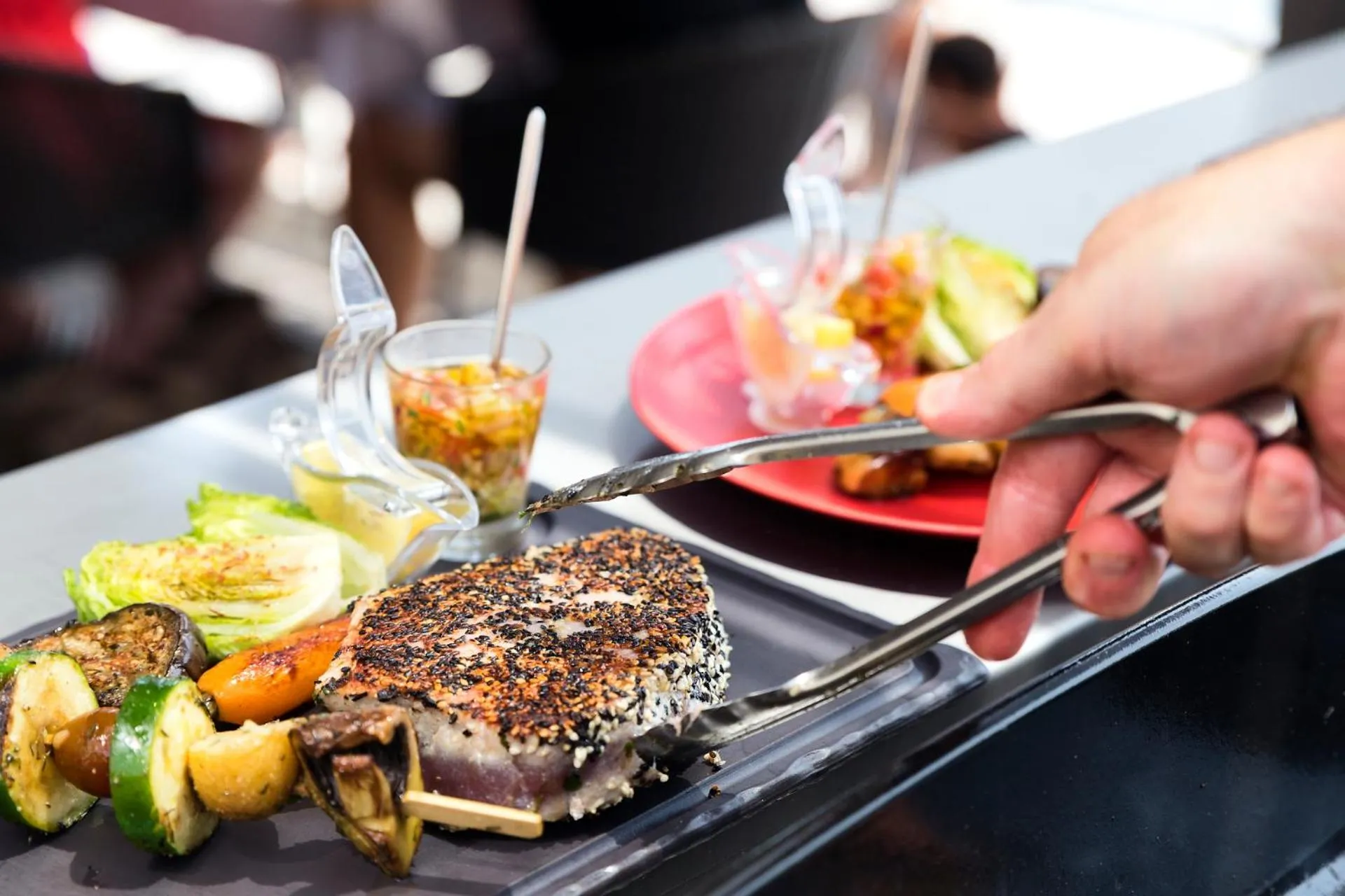 Food close-up in Le Pinarello