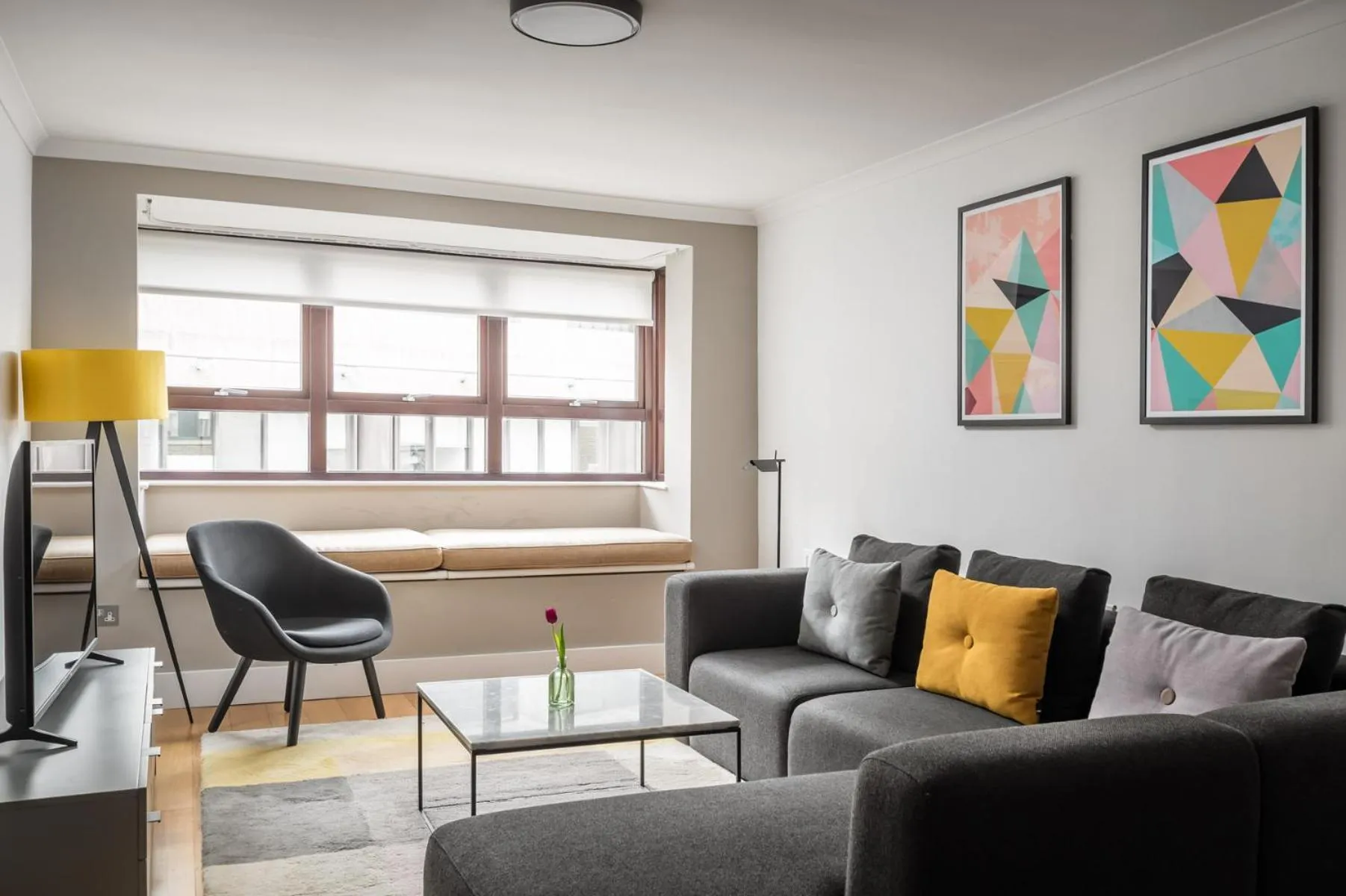 Living room in Monarch House - Serviced Apartments - Kensington