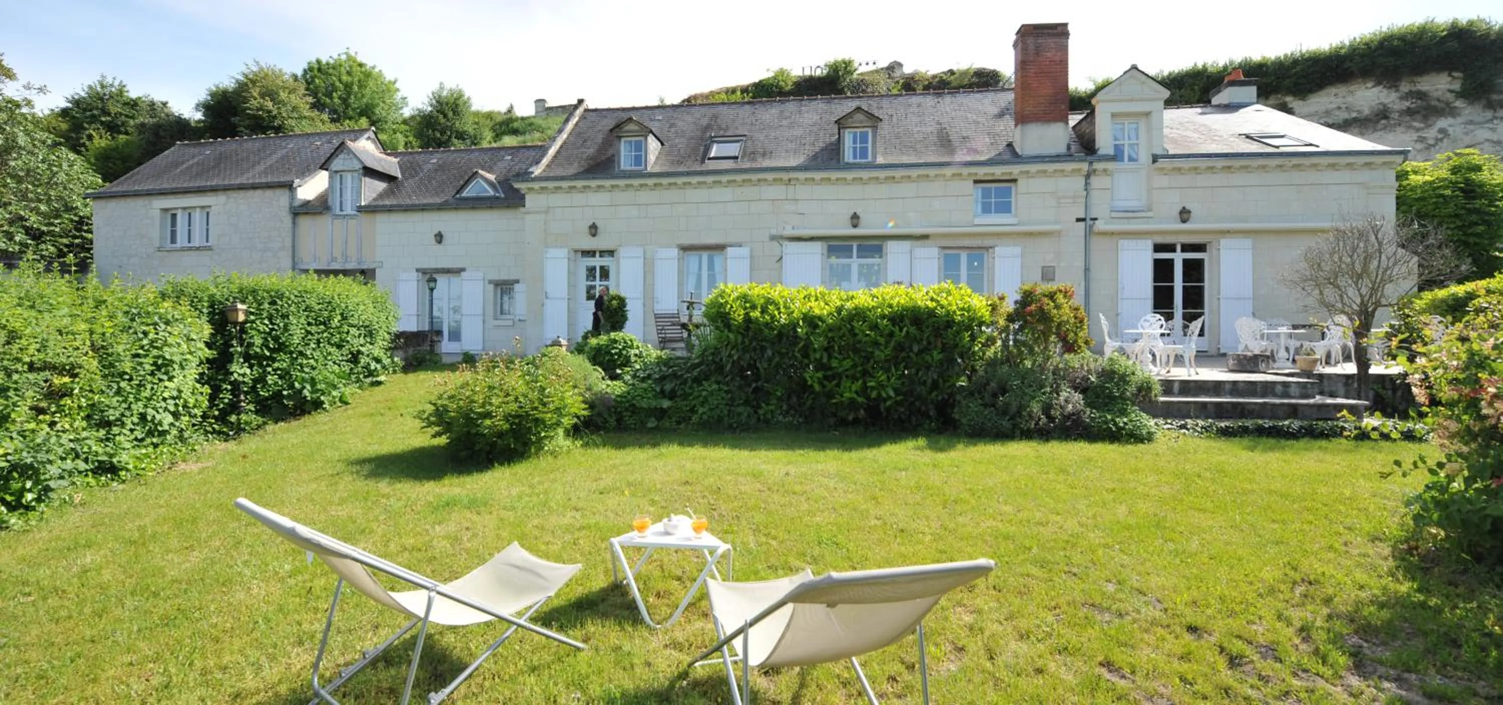 Garden in Logis Demeure de la Vignole