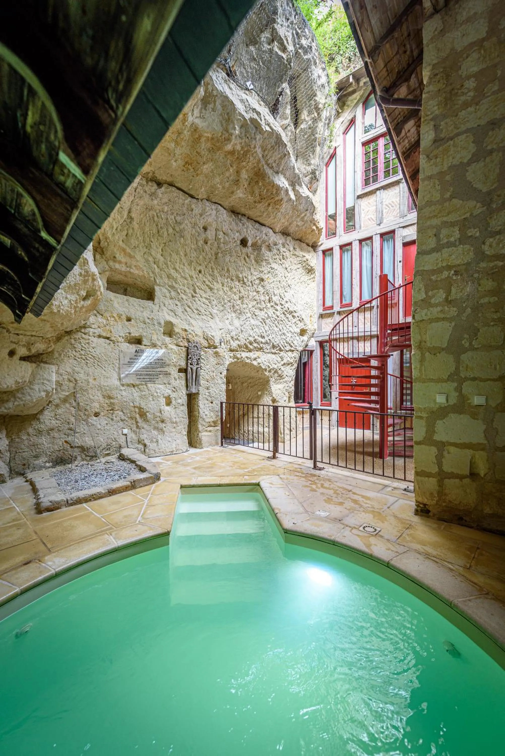 Swimming pool in Logis Demeure de la Vignole