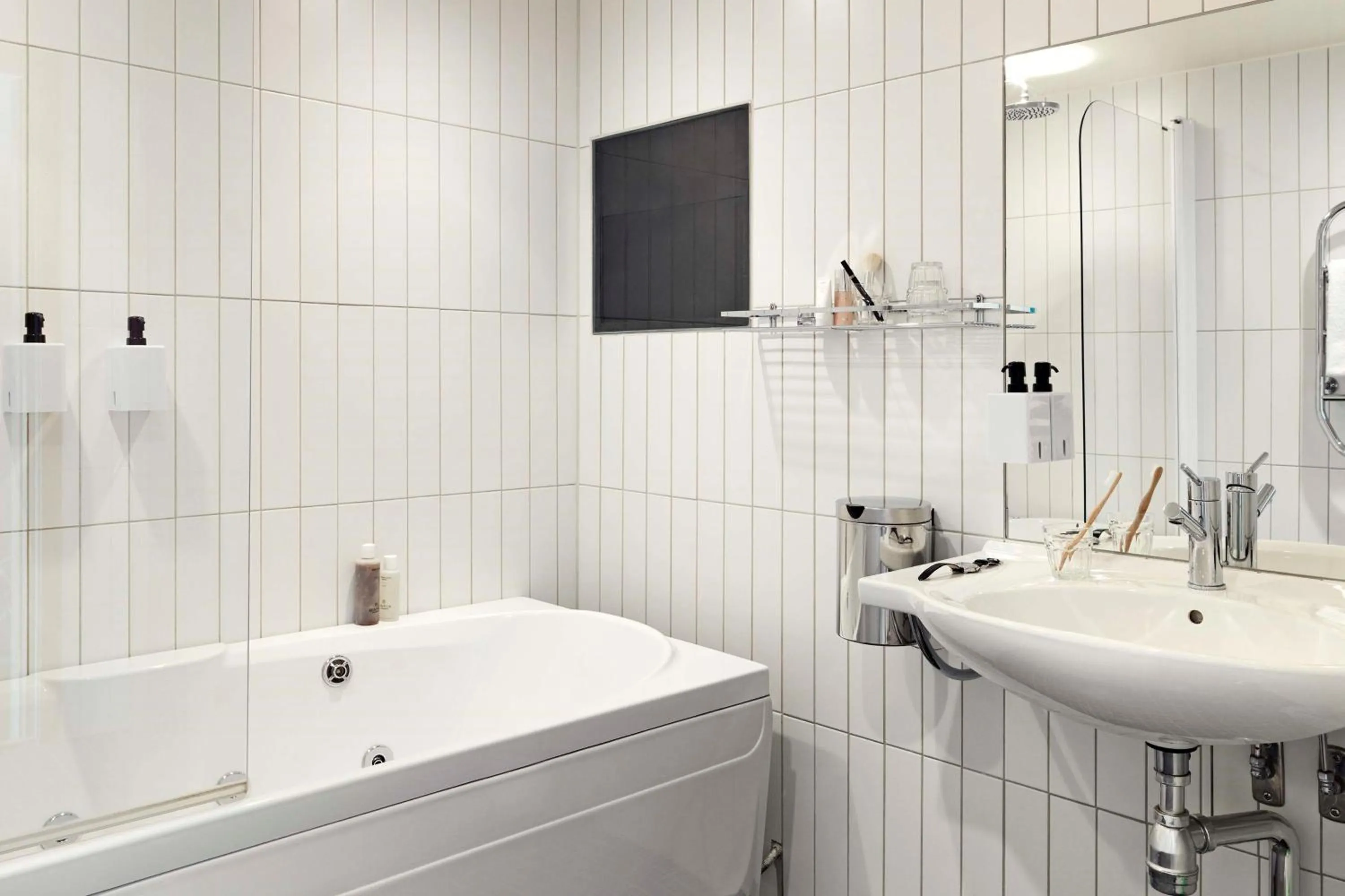 Bathroom in Scandic Backadal