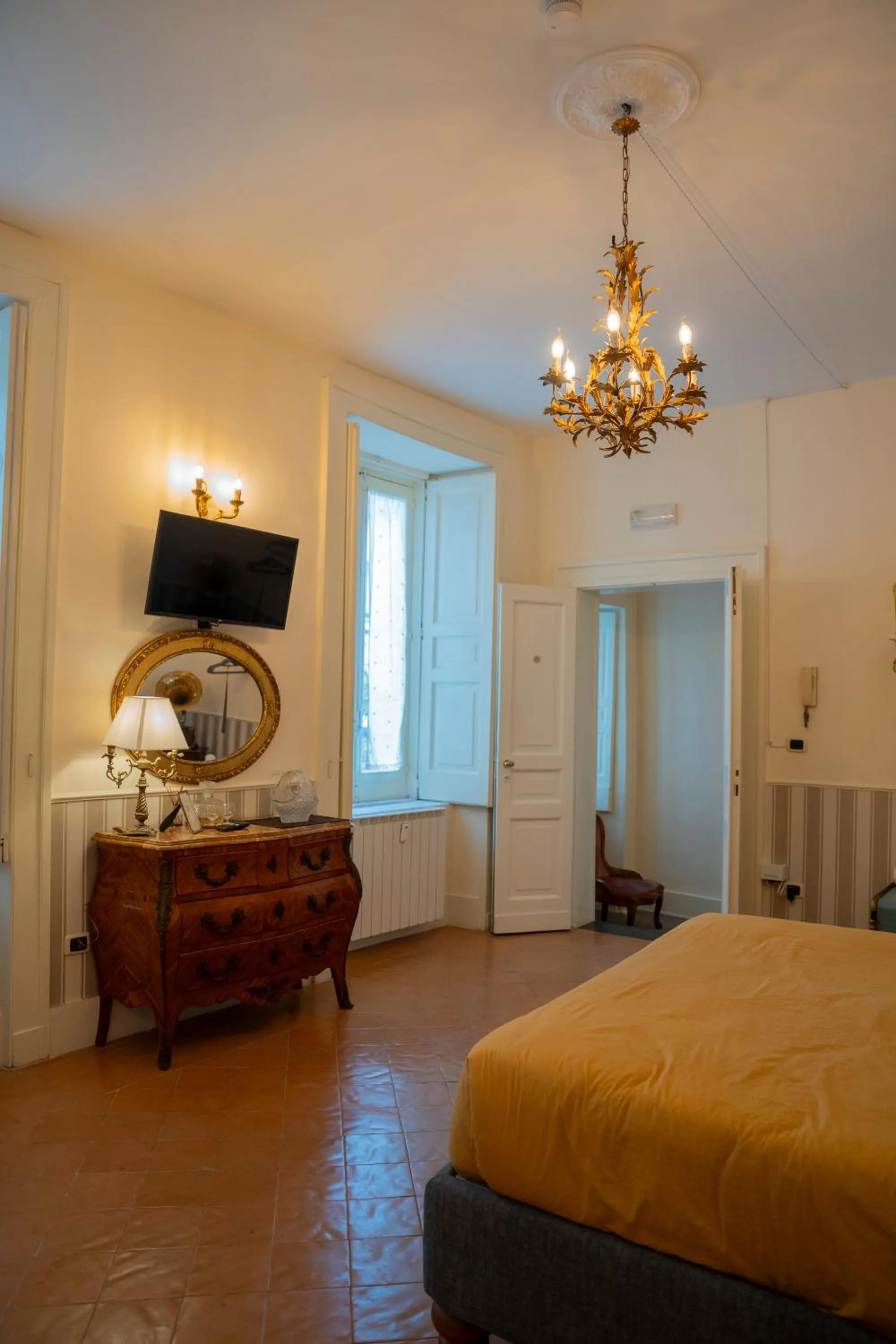 Bedroom, Bed in Casa Santangelo Suites