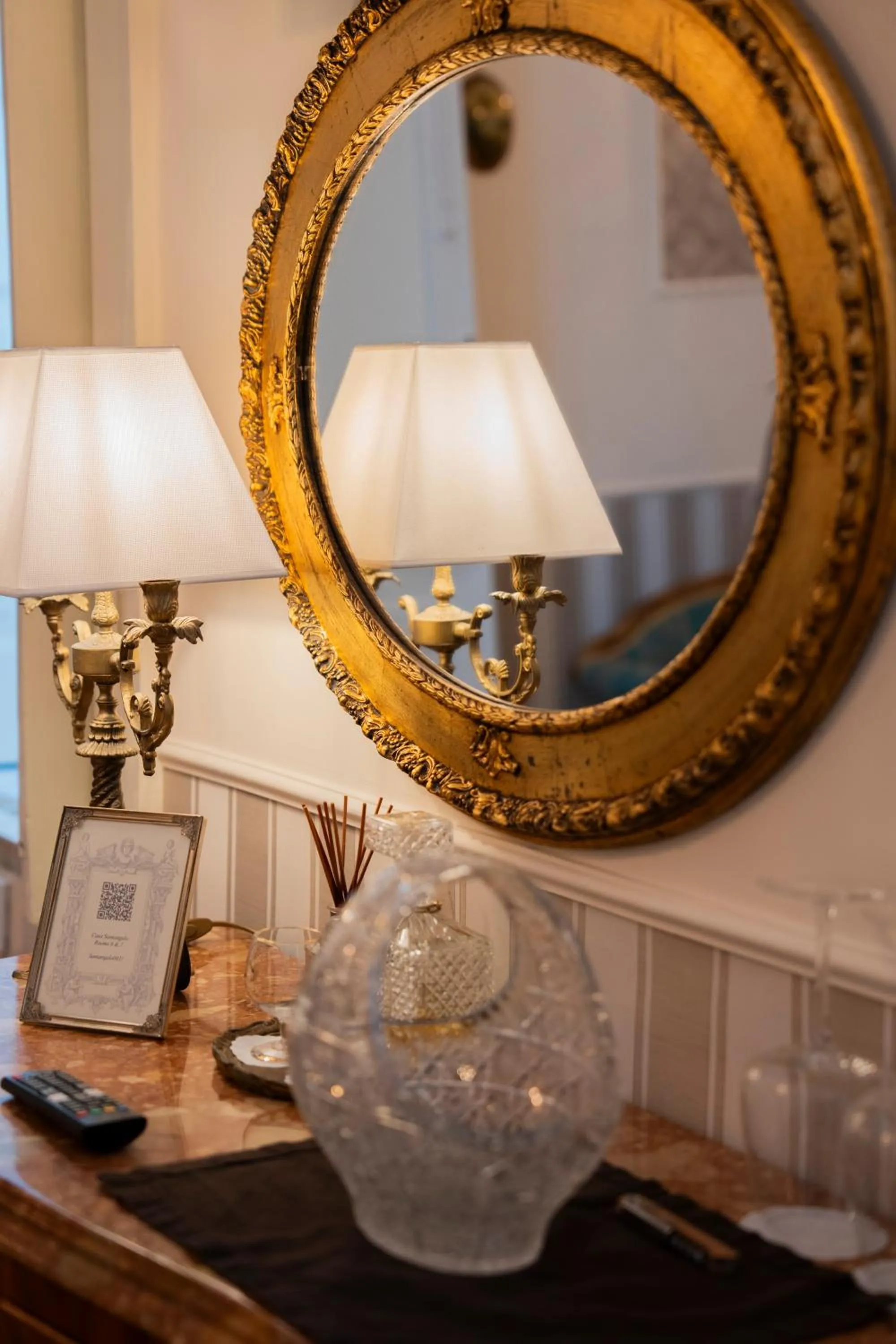 Bedroom in Casa Santangelo Suites
