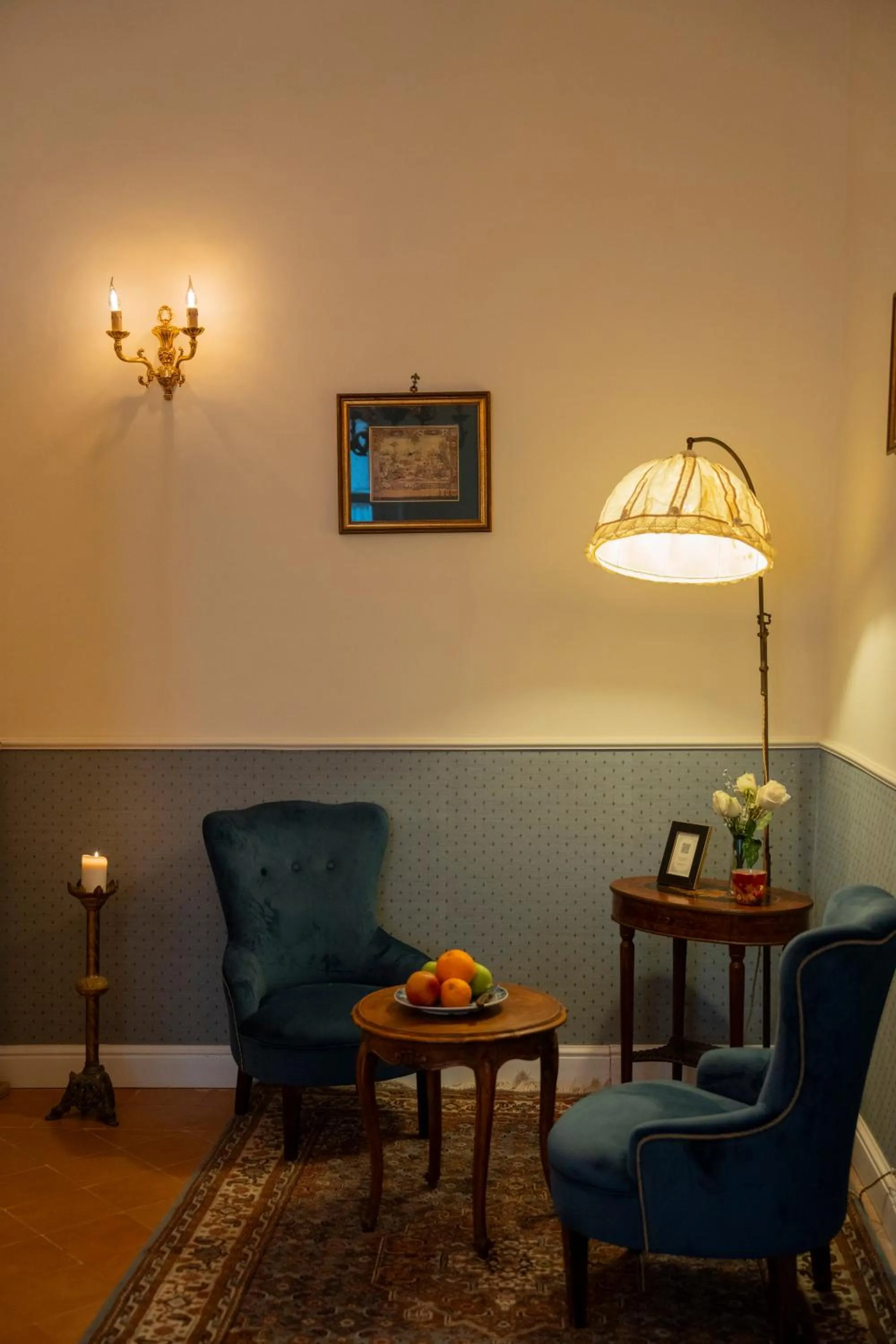 Living room in Casa Santangelo Suites