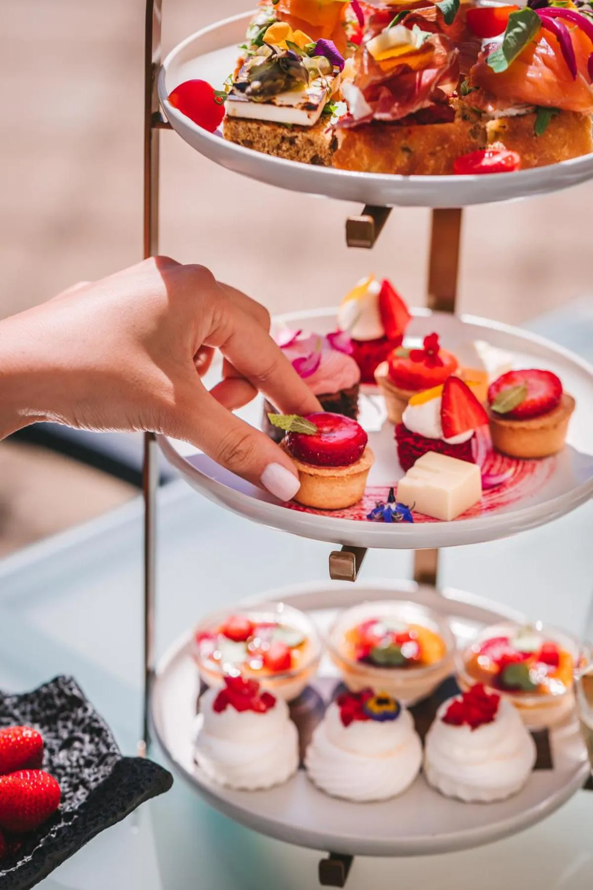 Food close-up in Esplanade Zagreb Hotel