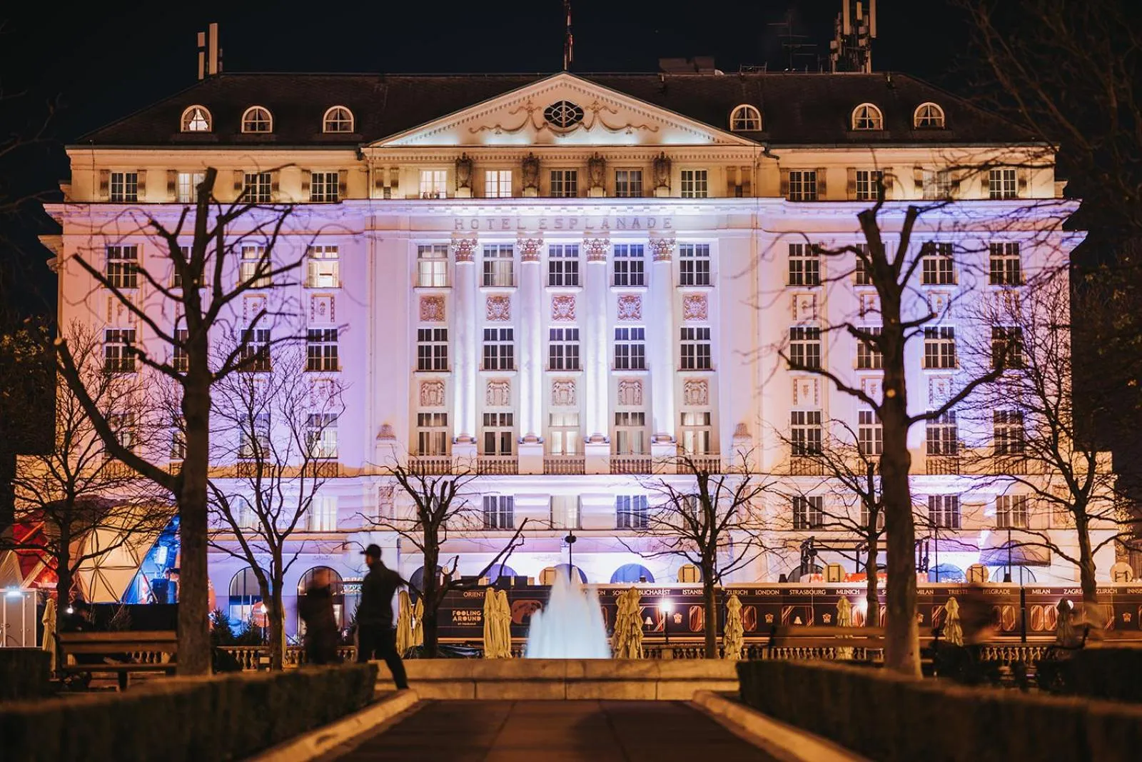 Property building in Esplanade Zagreb Hotel