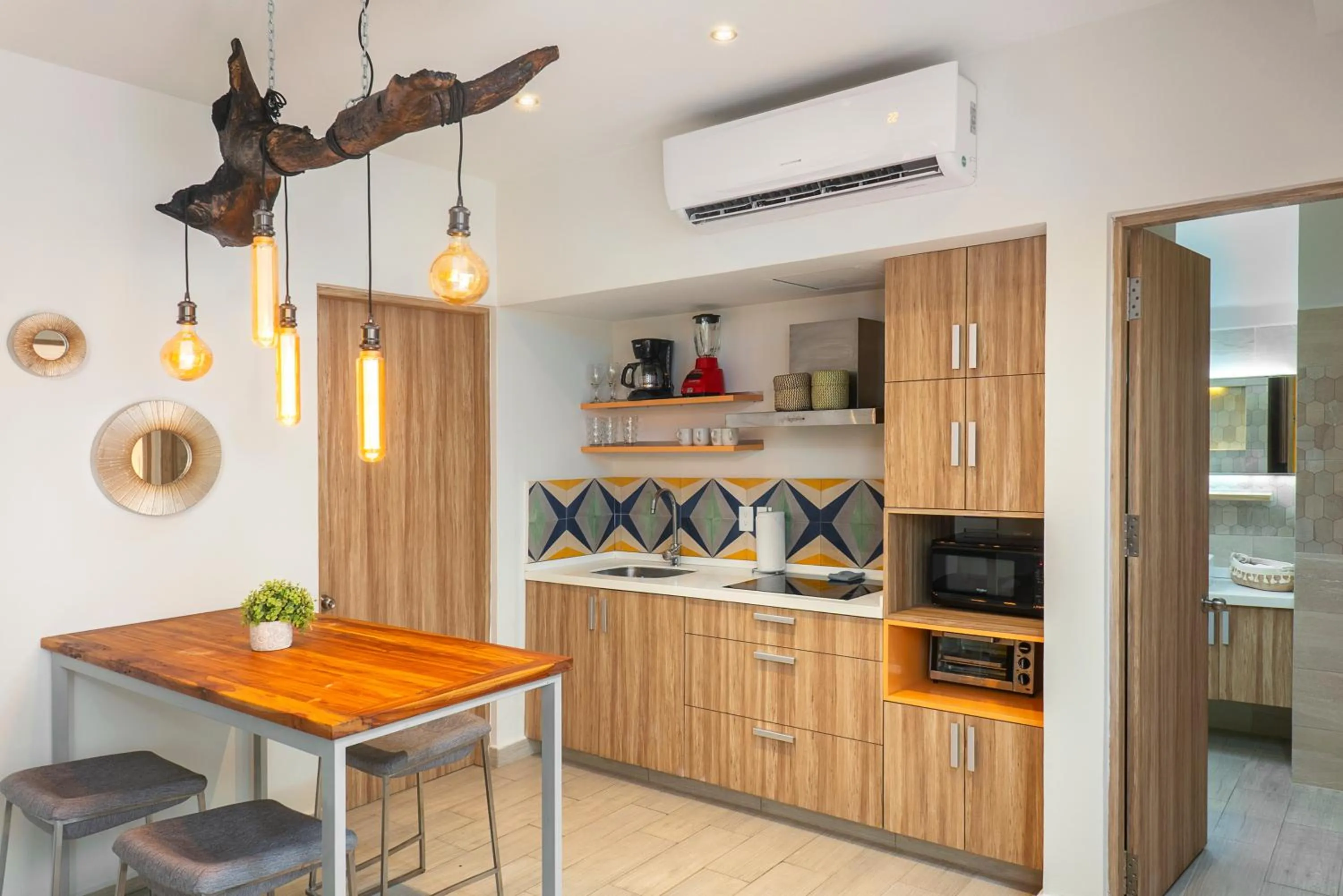kitchen in Opal Suites Apartments