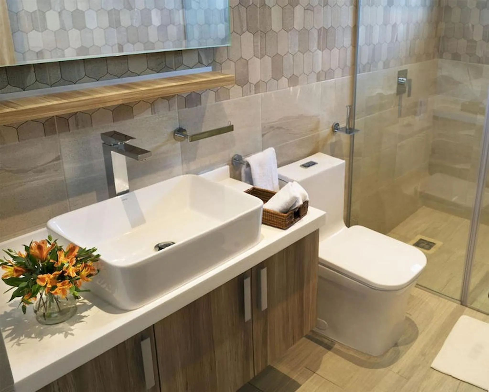 Bathroom in Opal Suites Apartments