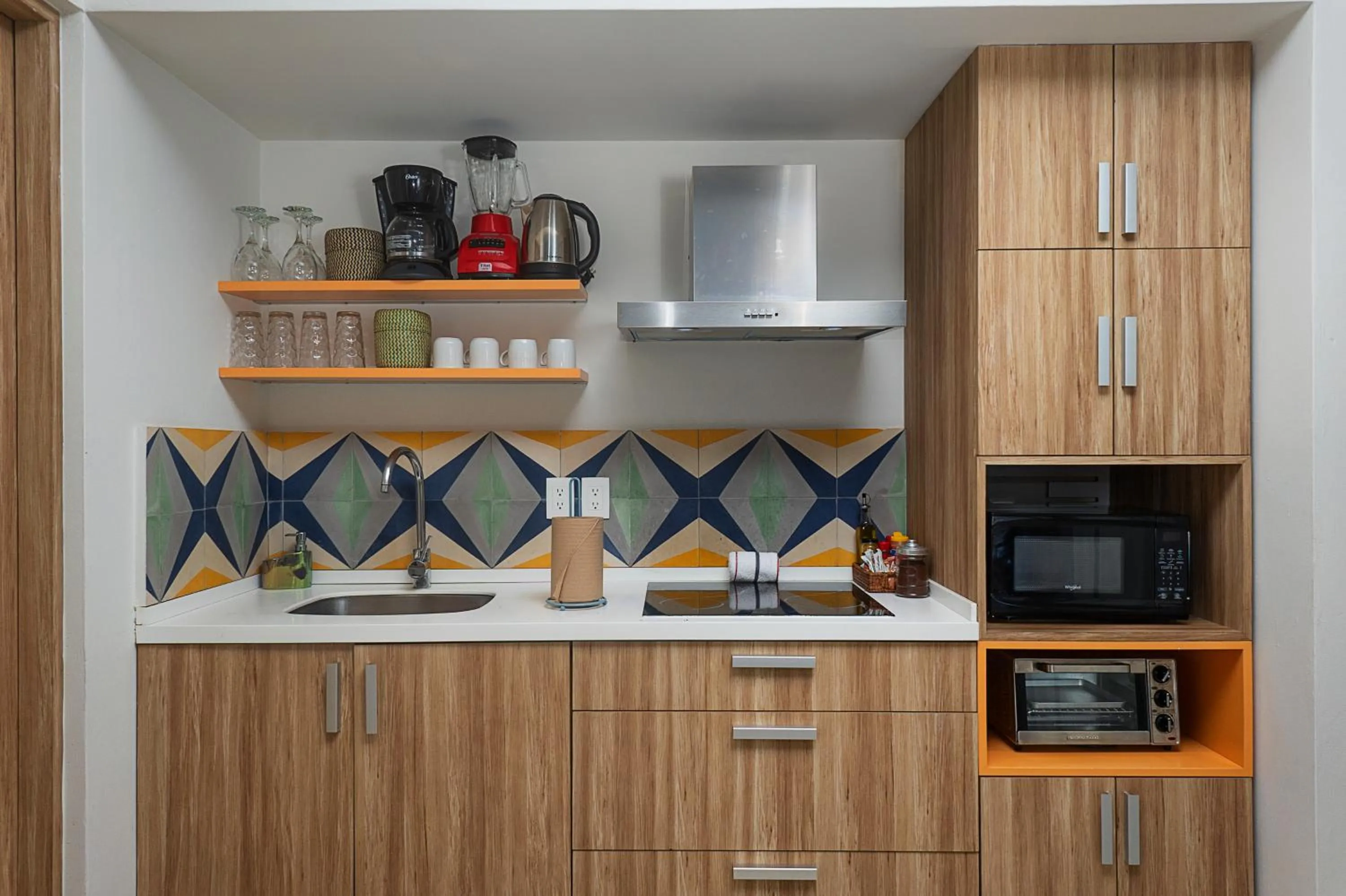 kitchen in Opal Suites Apartments