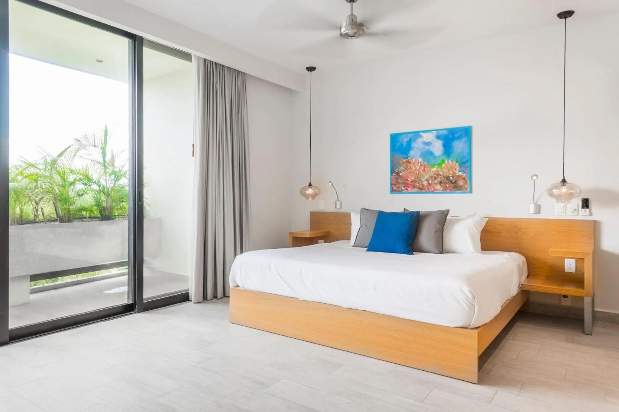 Bed in Opal Suites Apartments