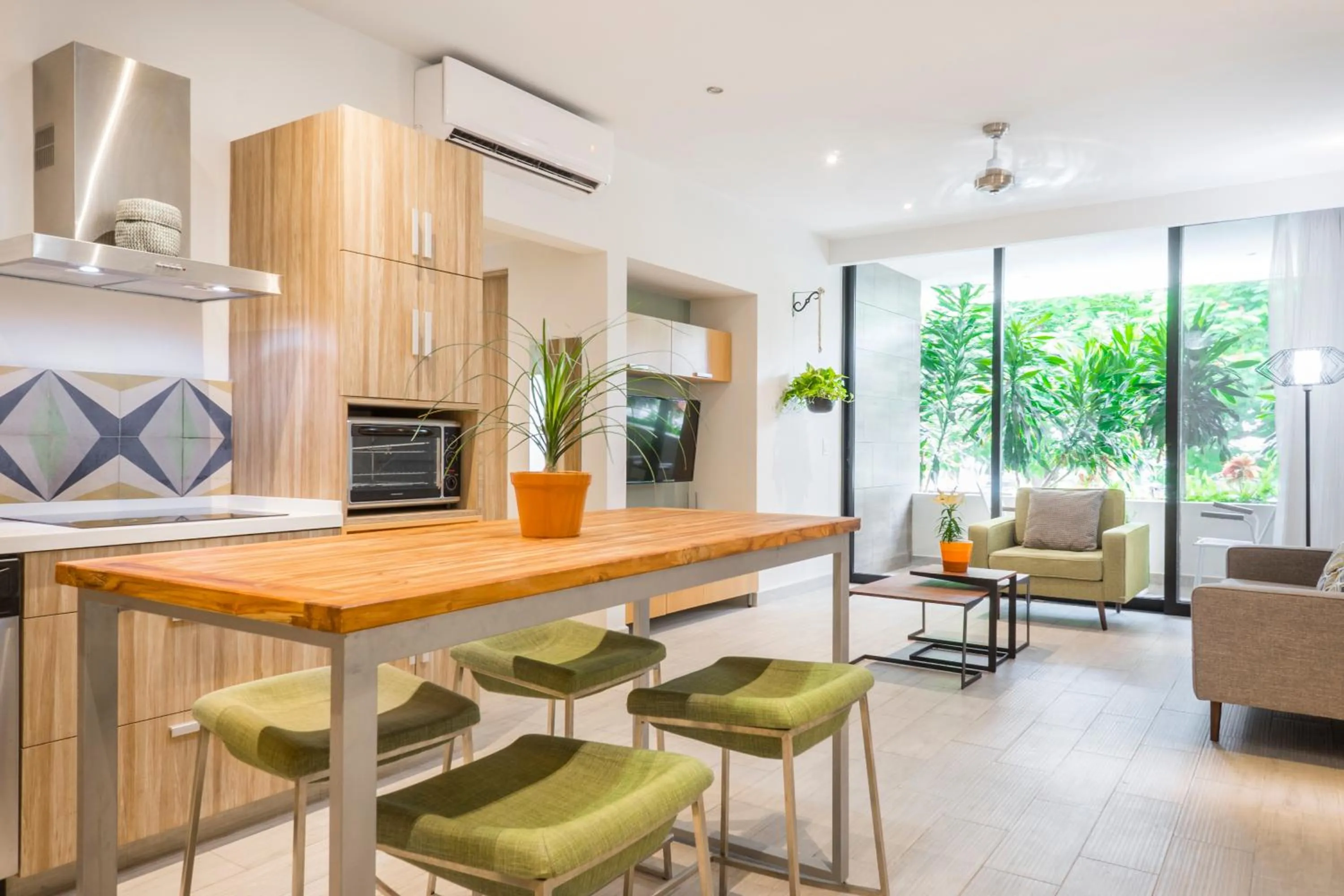 Living room in Opal Suites Apartments