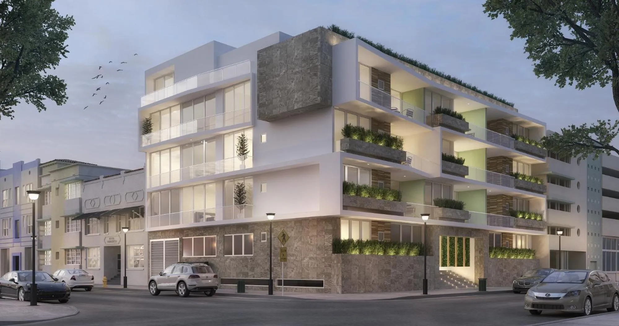 Facade/entrance in Opal Suites Apartments