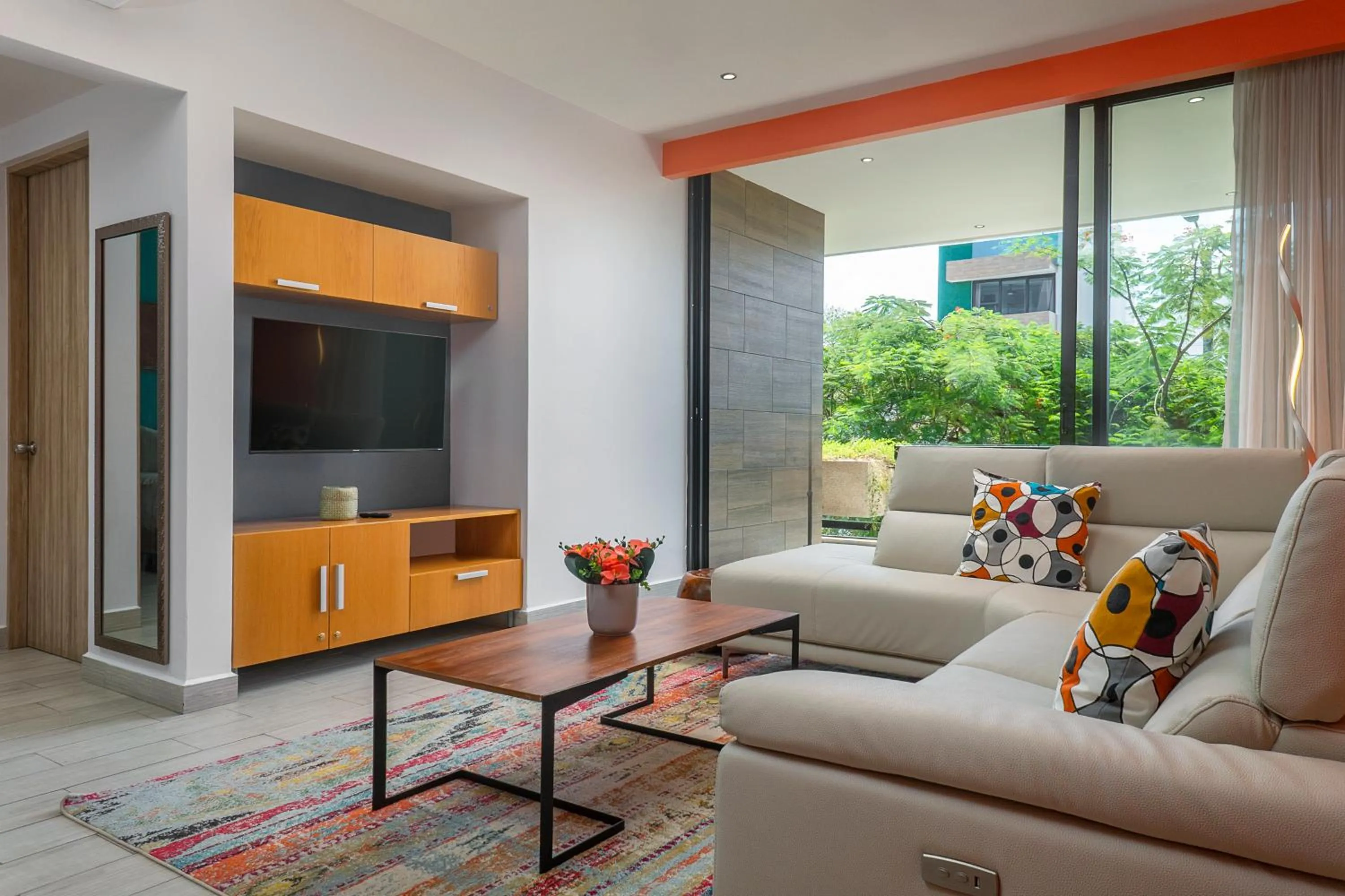 Living room in Opal Suites Apartments