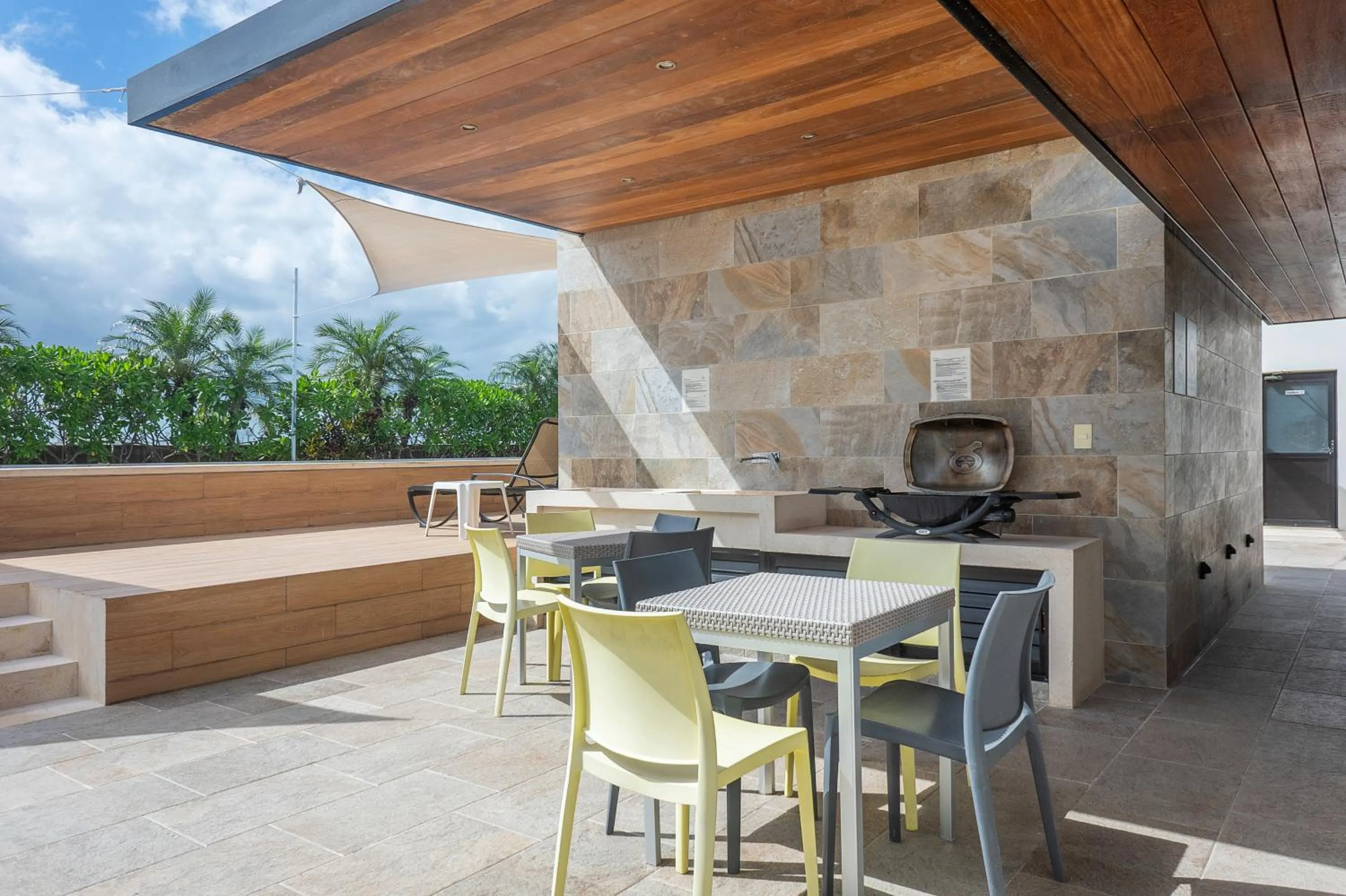 BBQ facilities in Opal Suites Apartments