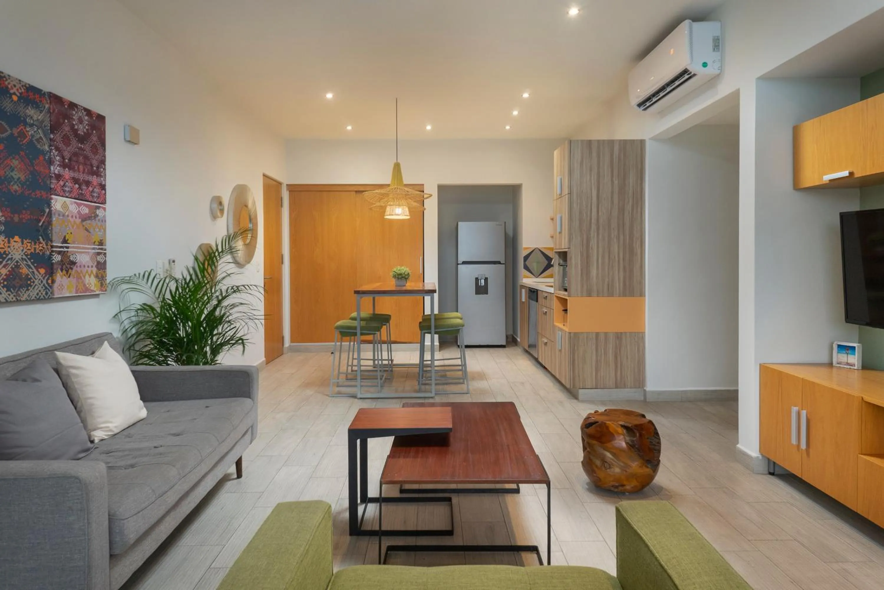 Living room in Opal Suites Apartments