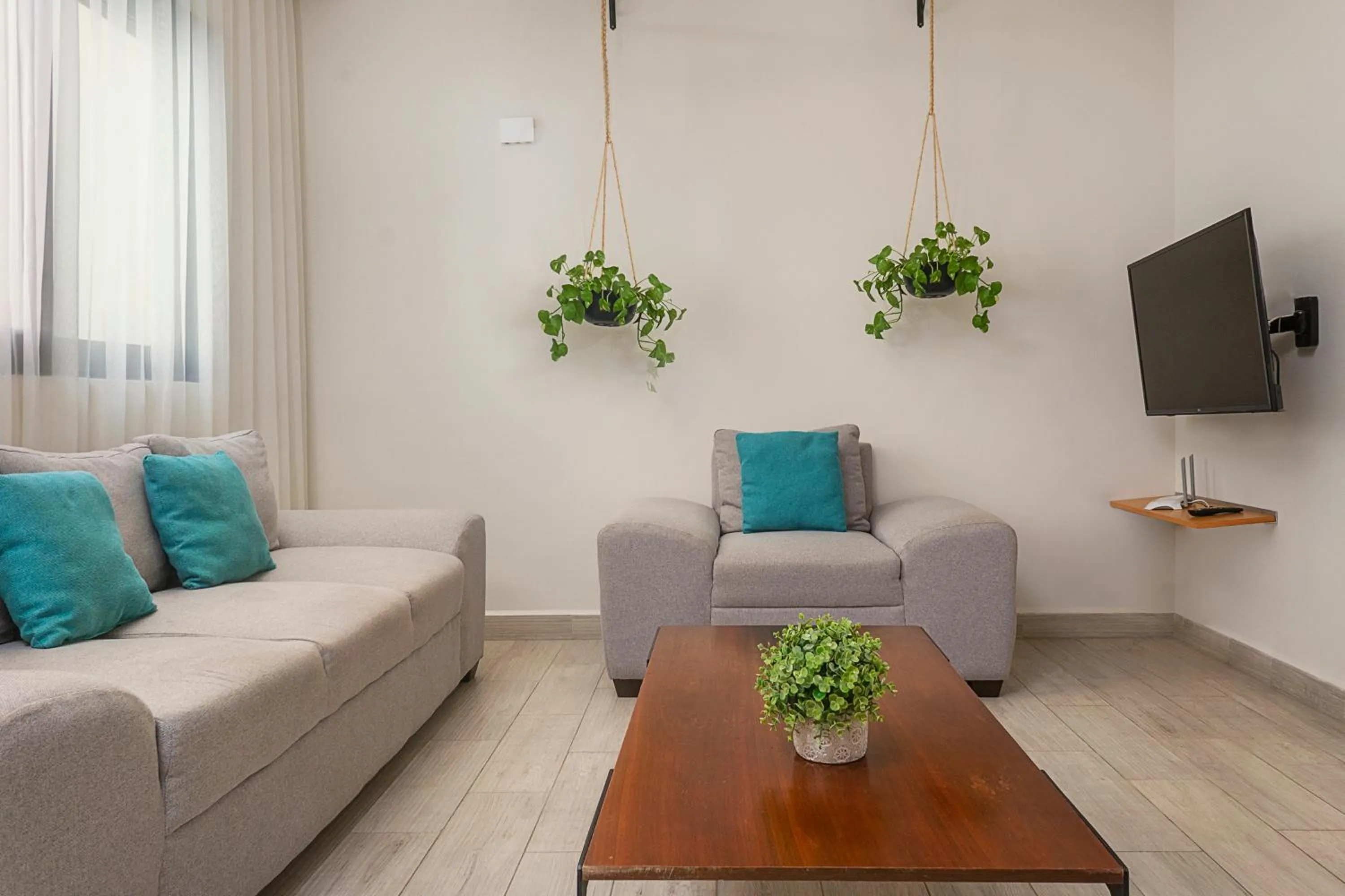 Living room in Opal Suites Apartments