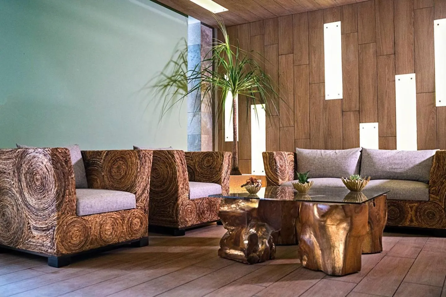 Seating area in Opal Suites Apartments