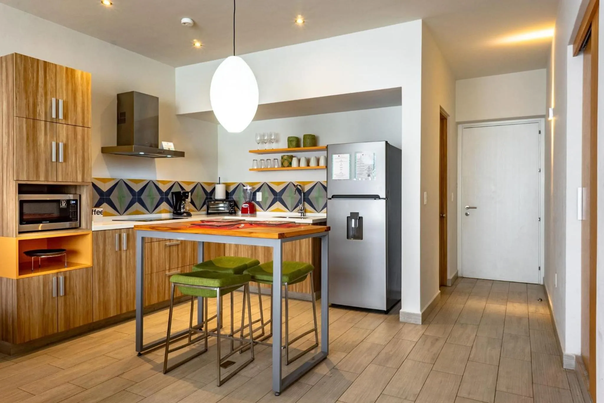 Kitchen or kitchenette in Opal Suites Apartments
