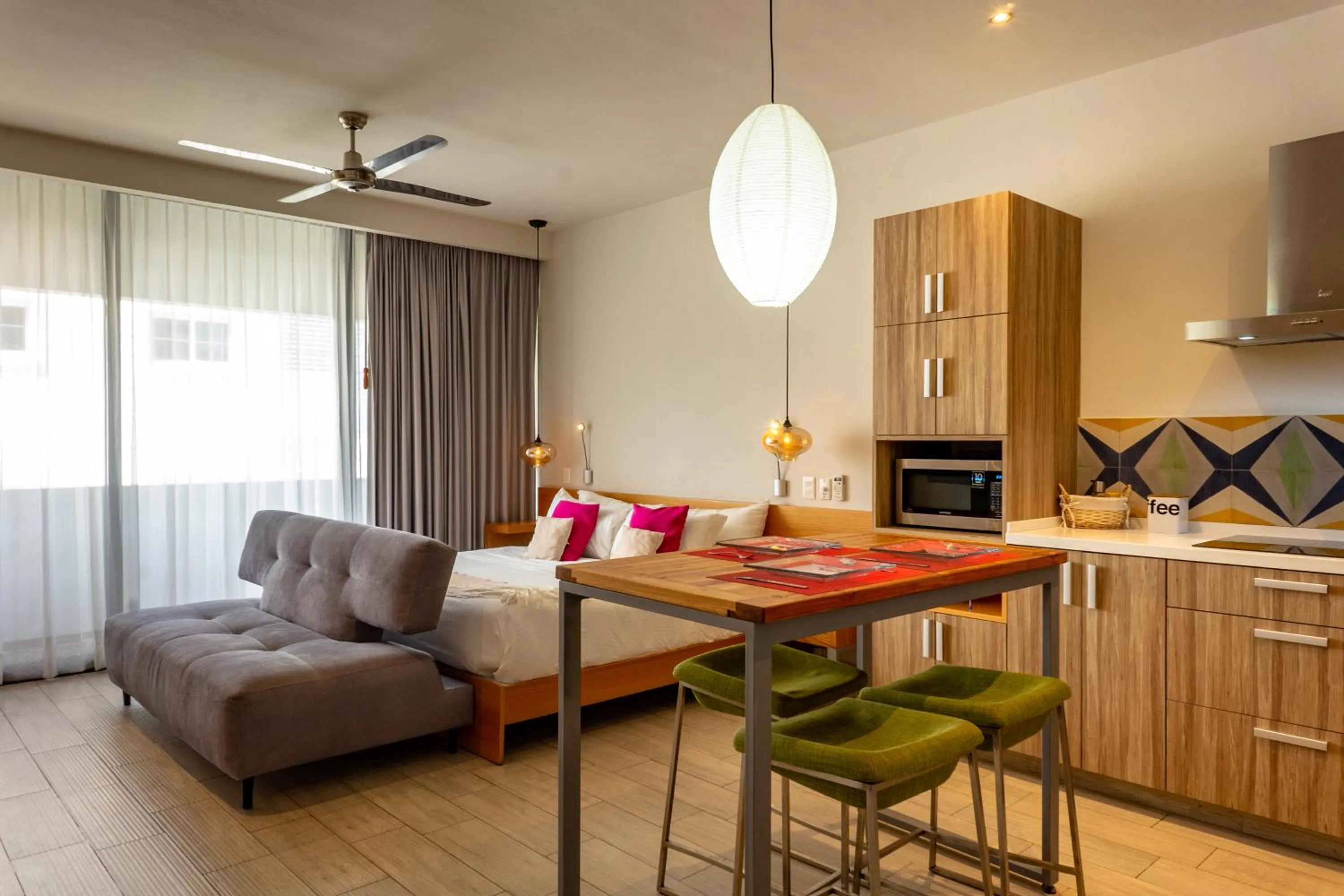 Living room in Opal Suites Apartments