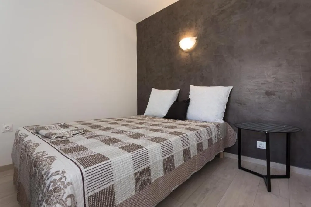 Bed in Hotel Alizéa