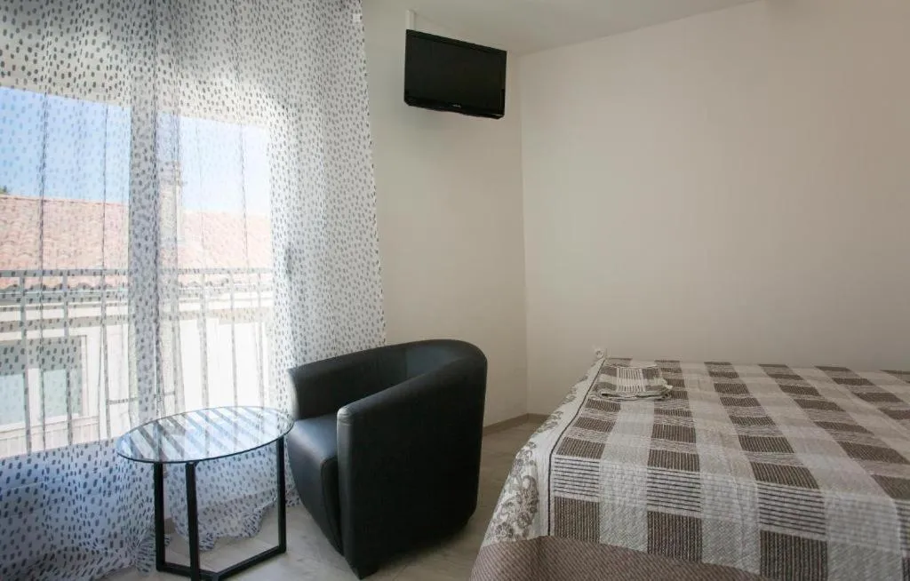 Bed in Hotel Alizéa