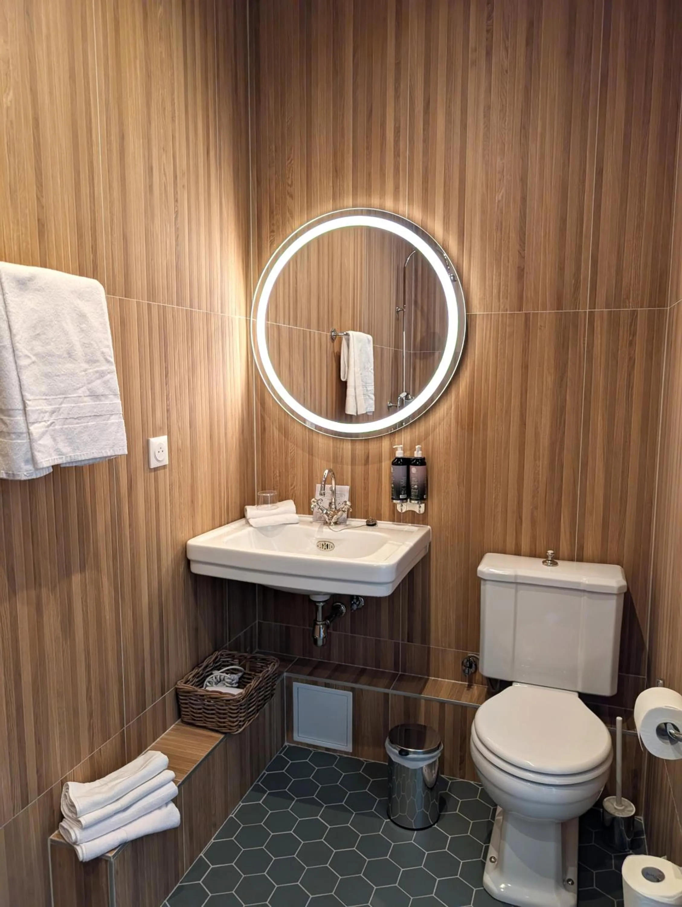 Toilet in Hôtel d'Angleterre