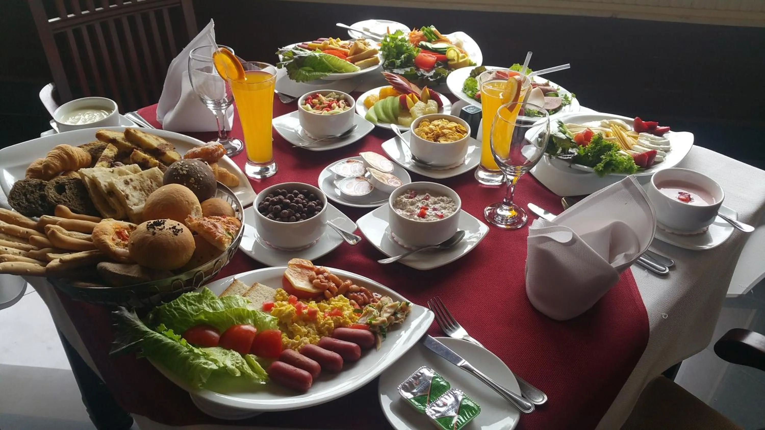 Breakfast in Xperience Hill-Top Beach Resort