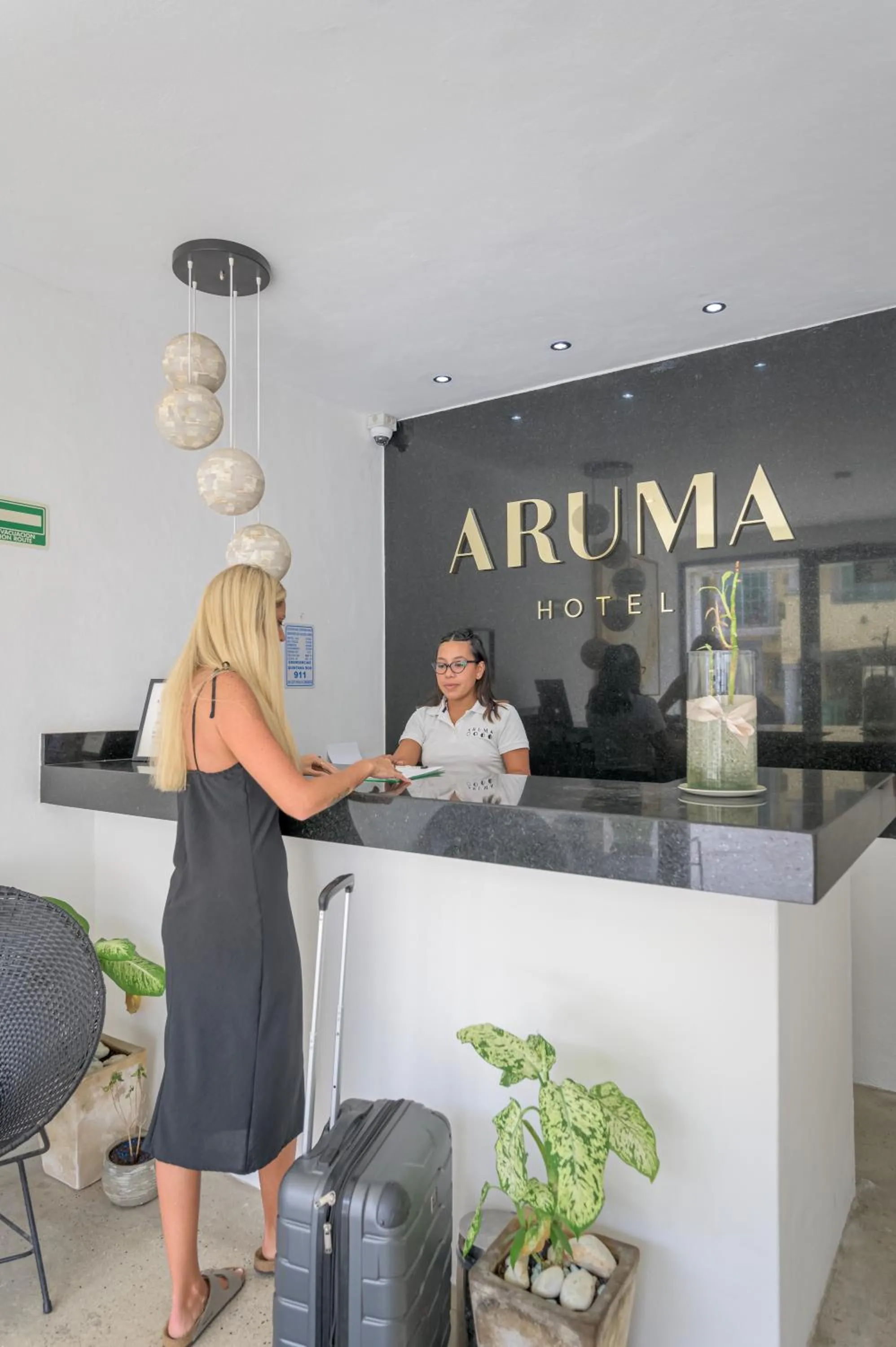 Lobby or reception in Aruma Suites