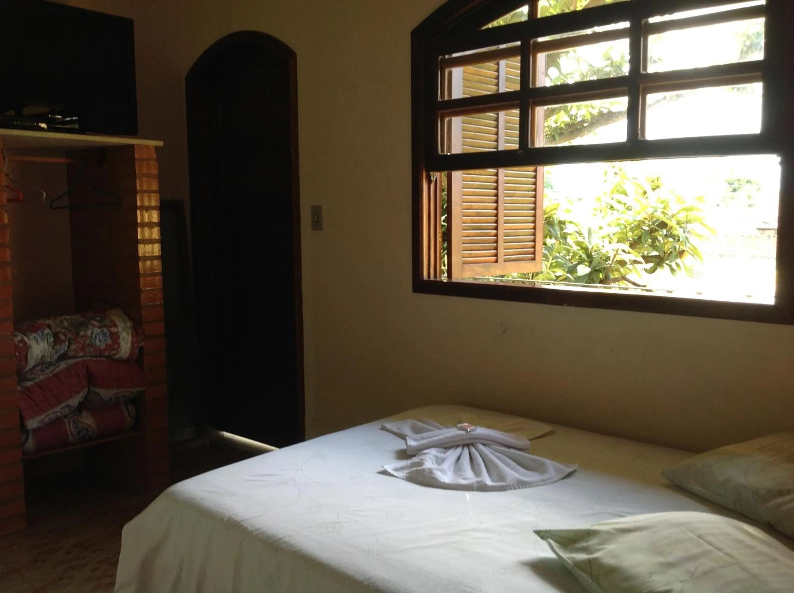 Bed in Pousada Por do Sol