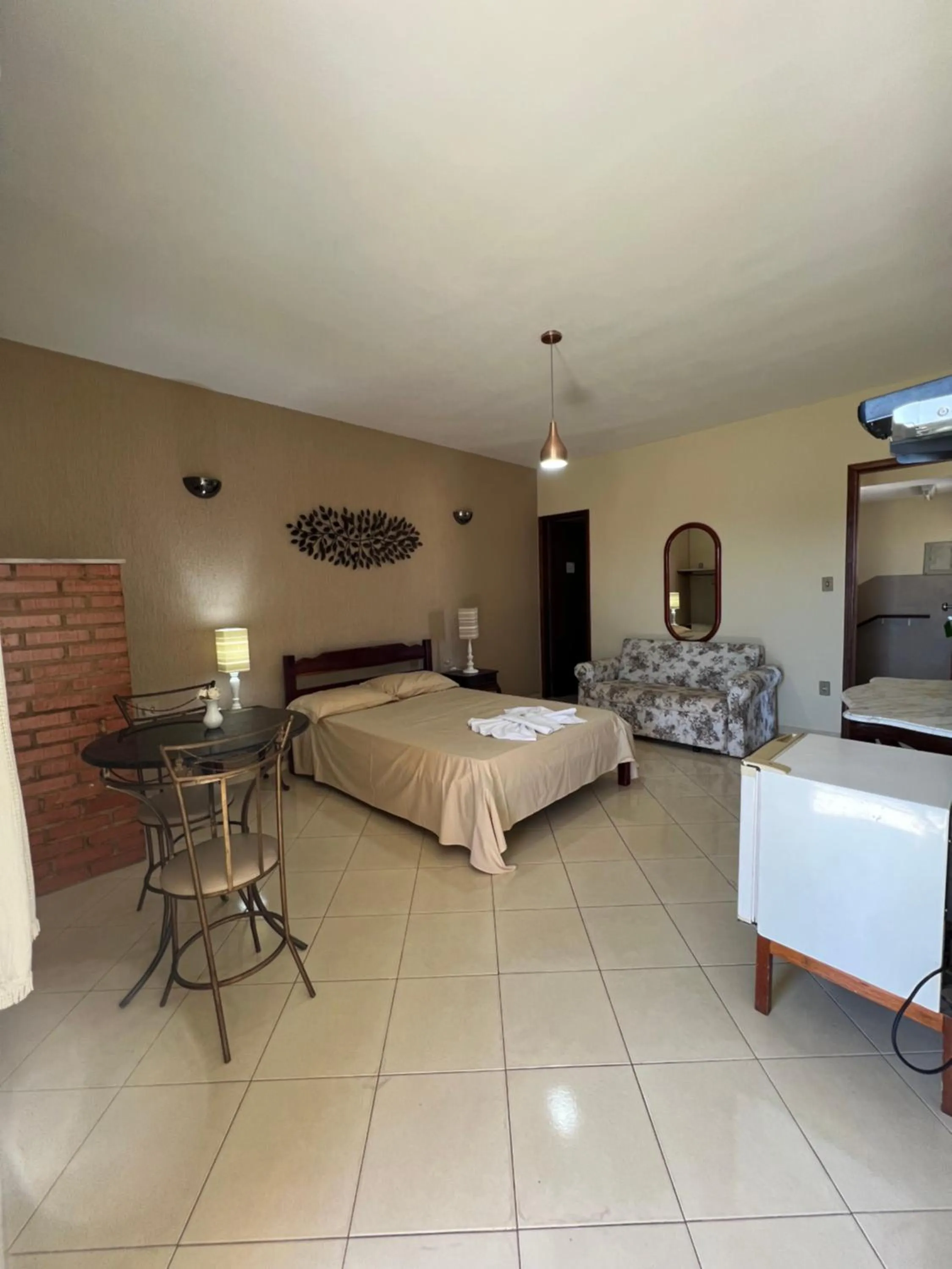 Bed in Pousada Por do Sol