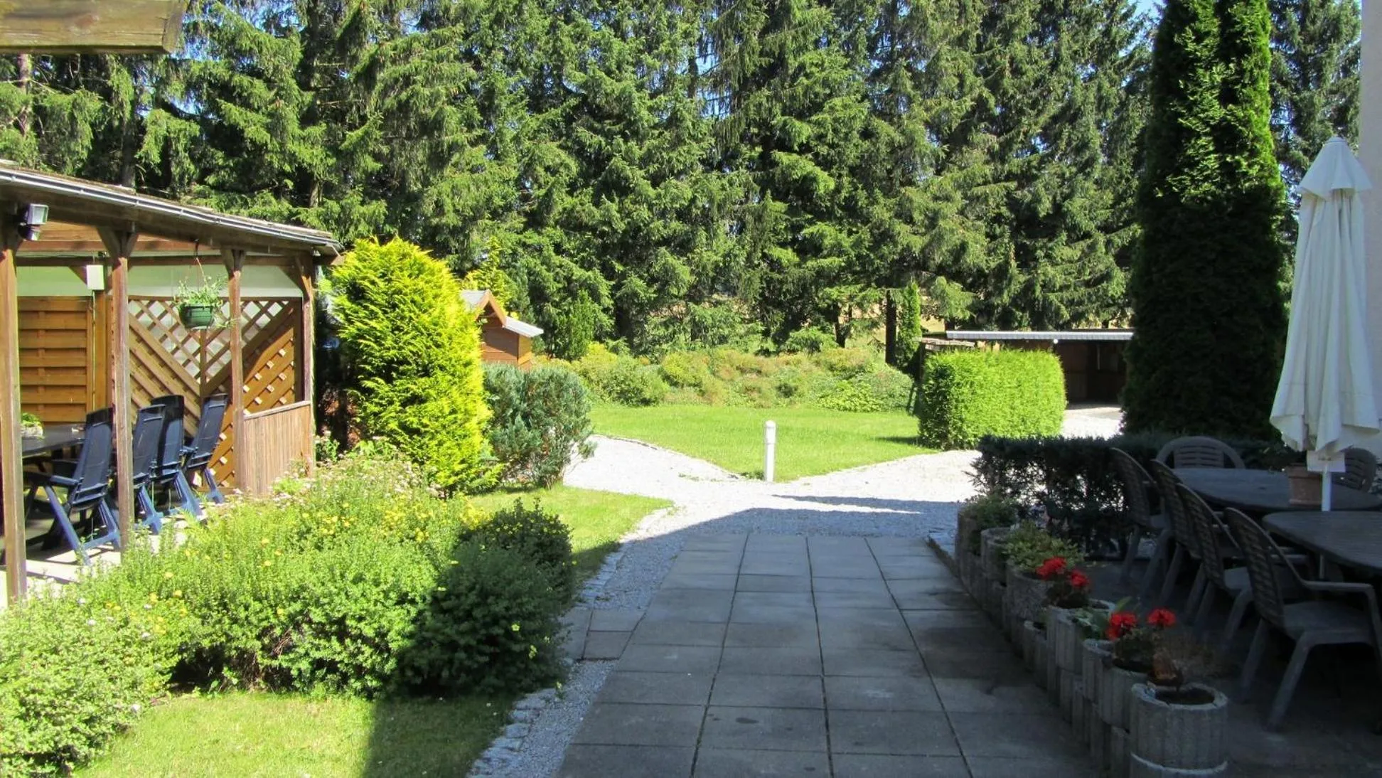 Patio in Blechleppel - Die Pension im Harz