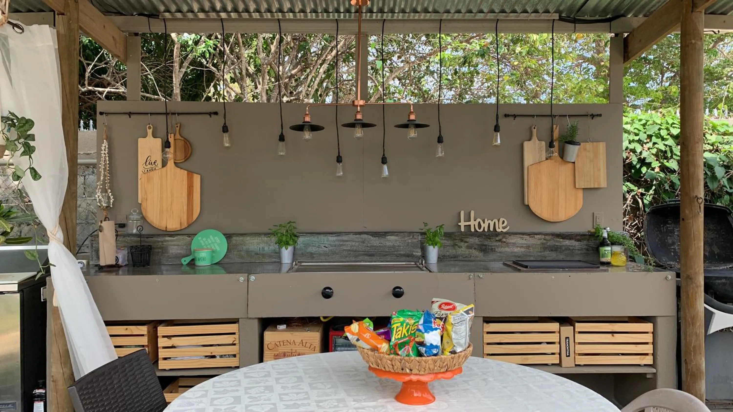 BBQ facilities in B&B EL Litoral