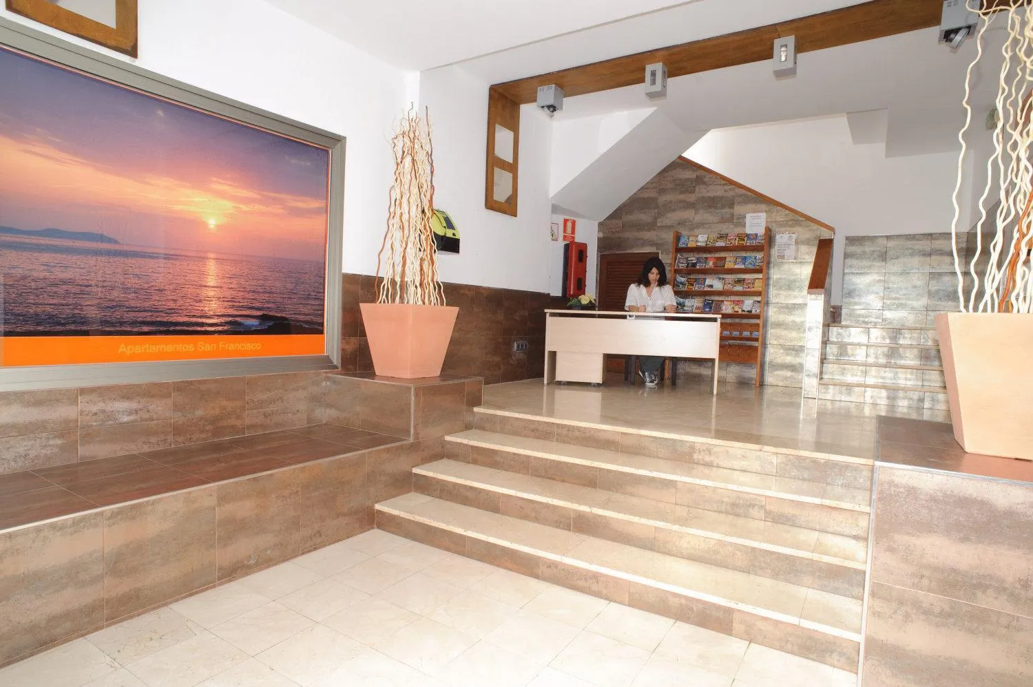 Lobby or reception in Apartamentos San Francisco