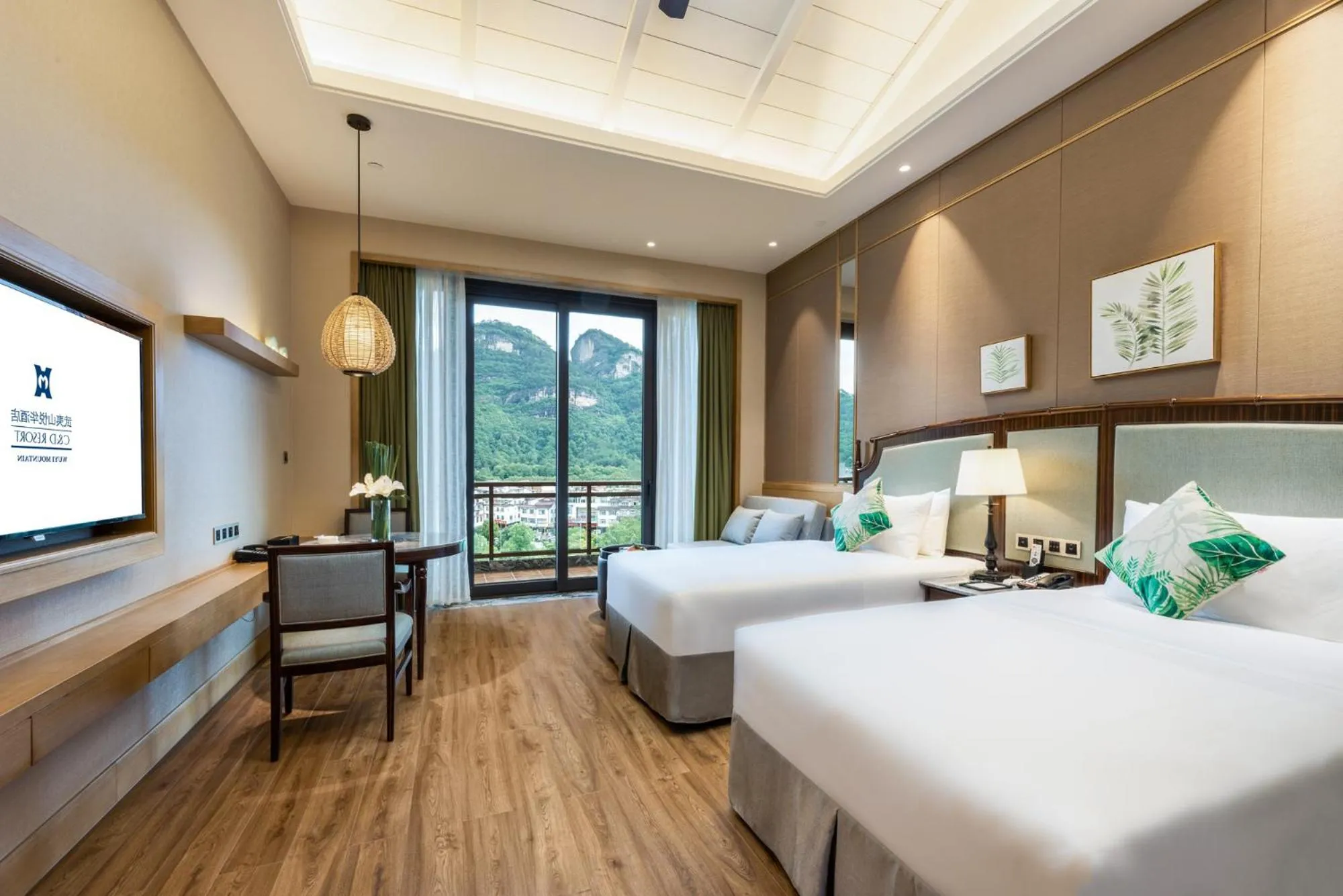 Bedroom, Bed in C&D Resort,Wuyi Mountain
